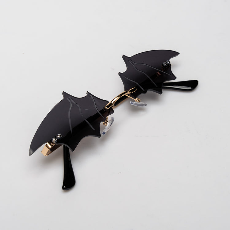 Shop Bat Shades from Forbidden Alchemy's gothic sunglasses. Premium quality eyewear featuring bold frames and authentic goth aesthetics. Tagged: shades.Sunglassesforbidden alchemyshades