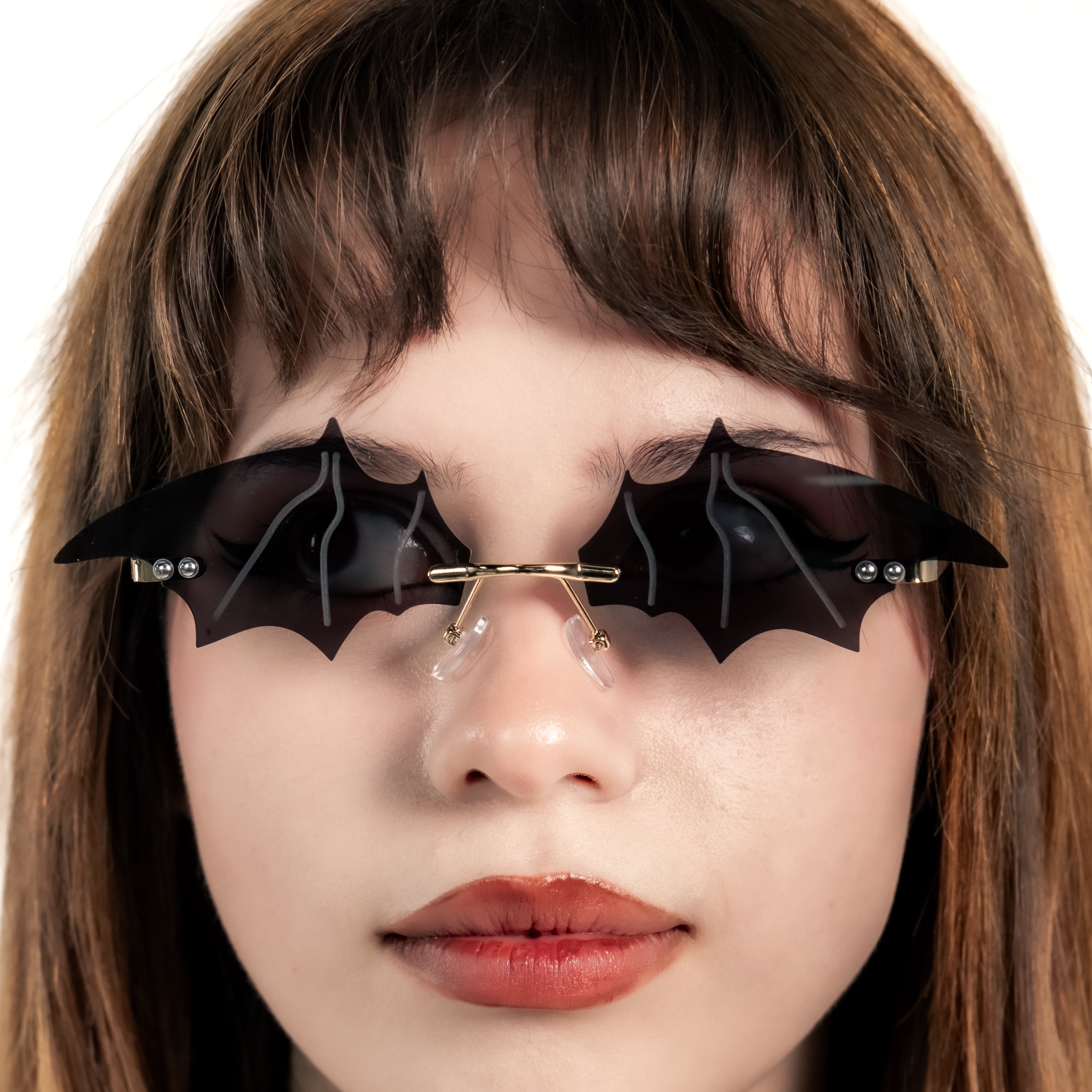Shop Bat Shades from Forbidden Alchemy's gothic sunglasses. Premium quality eyewear featuring bold frames and authentic goth aesthetics. Tagged: shades.Sunglassesforbidden alchemyshades