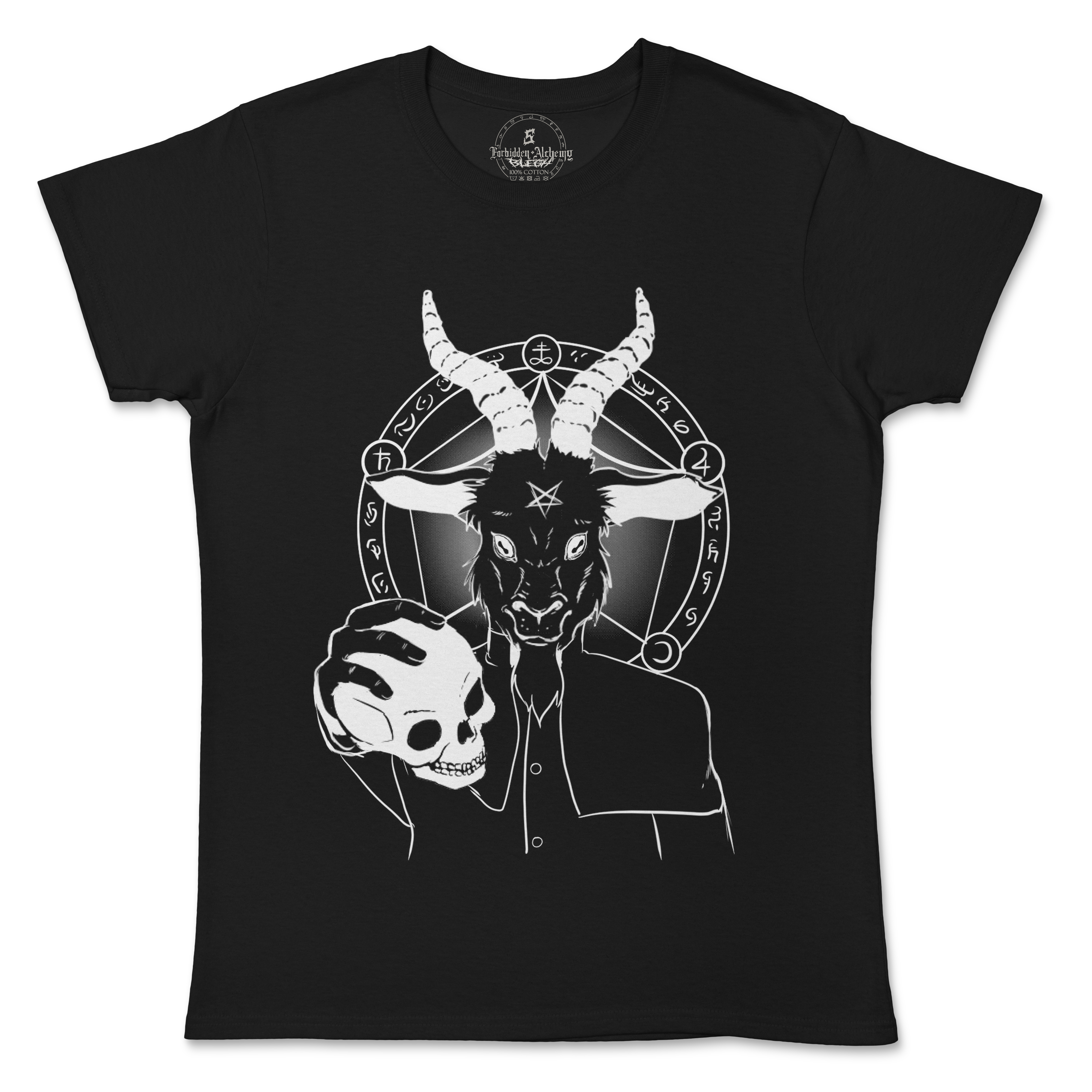 Buy Black Goat from forbidden alchemy's women's T-Shirts. 100% cotton, direct-to-garment prints, authentic alternative apparel. Tagged: WOMEN'S TEES.T-Shirtsforbidden alchemyWOMEN'S TEES
