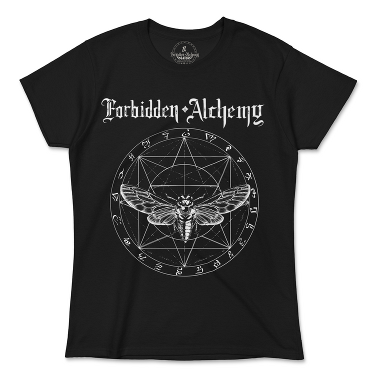 Shop Forbidden Alchemy’s women's T-shirts—100% cotton with vivid direct-to-garment (DTG) prints, inspired by authentic metalcore style. Tagged: WOMEN'S TEES.T-Shirtsforbidden alchemyWOMEN'S TEES