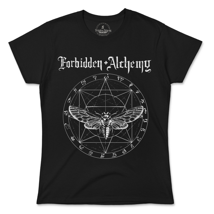 Shop Forbidden Alchemy’s women's T-shirts—100% cotton with vivid direct-to-garment (DTG) prints, inspired by authentic metalcore style. Tagged: WOMEN'S TEES.T-Shirtsforbidden alchemyWOMEN'S TEES