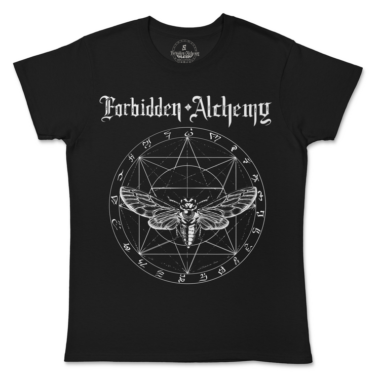 Shop Forbidden Alchemy’s women's T-shirts—100% cotton with vivid direct-to-garment (DTG) prints, inspired by authentic metalcore style. Tagged: WOMEN'S TEES.T-Shirtsforbidden alchemyWOMEN'S TEES