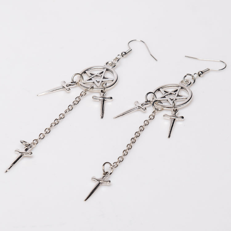 Shop from Forbidden Alchemy’s gothic earrings. Bold, detailed designs crafted from premium materials for authentic alternative style. Tagged: Earrings.Earringsforbidden alchemyEarrings