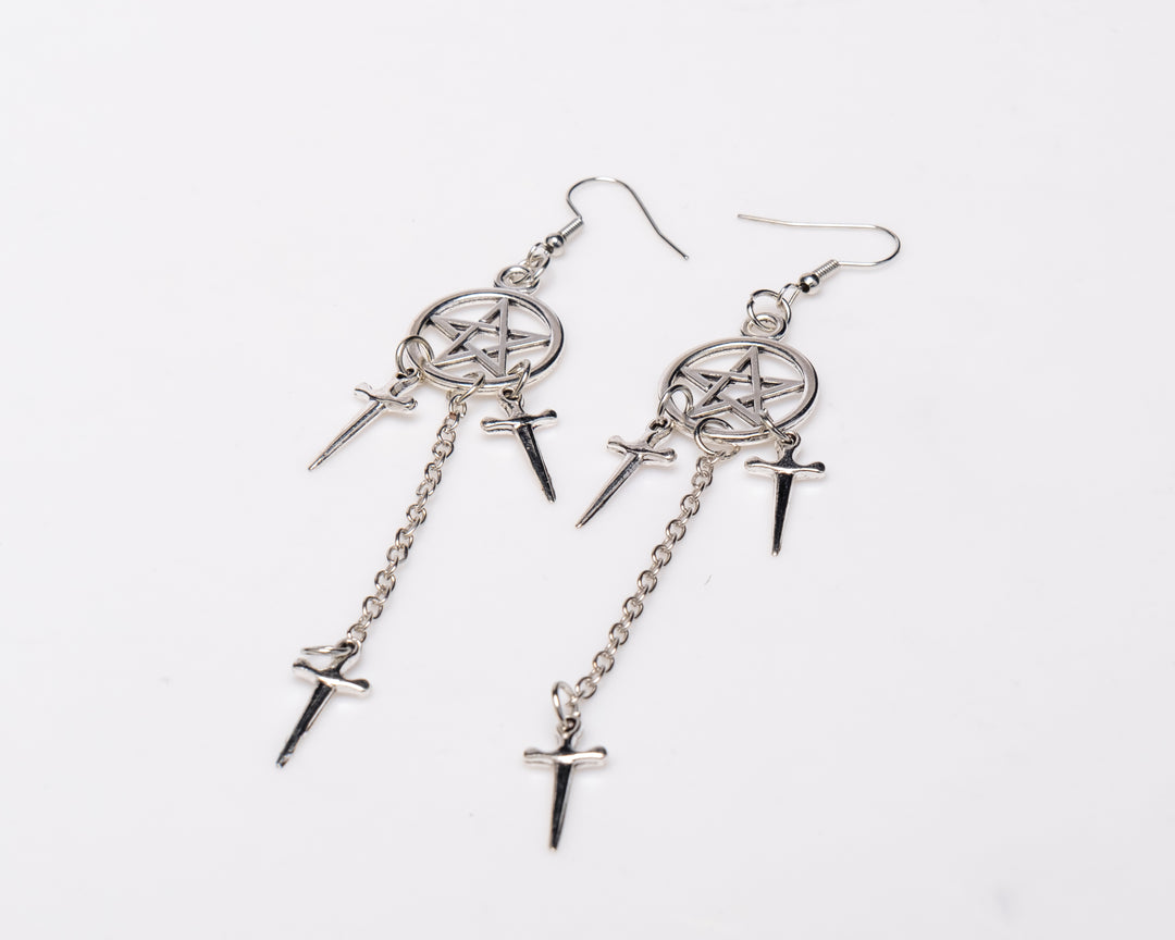 Shop from Forbidden Alchemy’s gothic earrings. Bold, detailed designs crafted from premium materials for authentic alternative style. Tagged: Earrings.Earringsforbidden alchemyEarrings