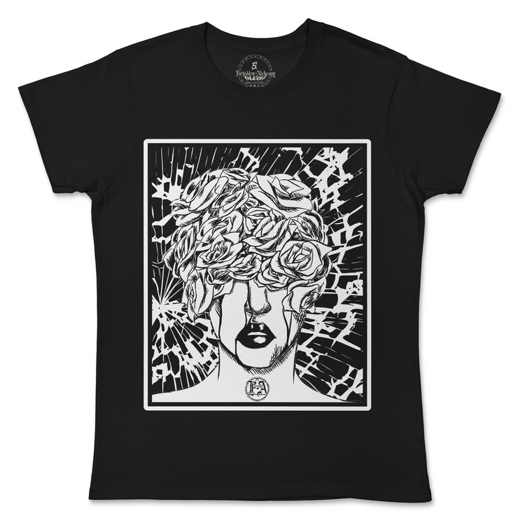 Shop Forbidden Alchemy’s women's T-shirts—100% cotton with vivid direct-to-garment (DTG) prints, inspired by authentic metalcore style. Tagged: WOMEN'S TEES.T-Shirtsforbidden alchemyWOMEN'S TEES