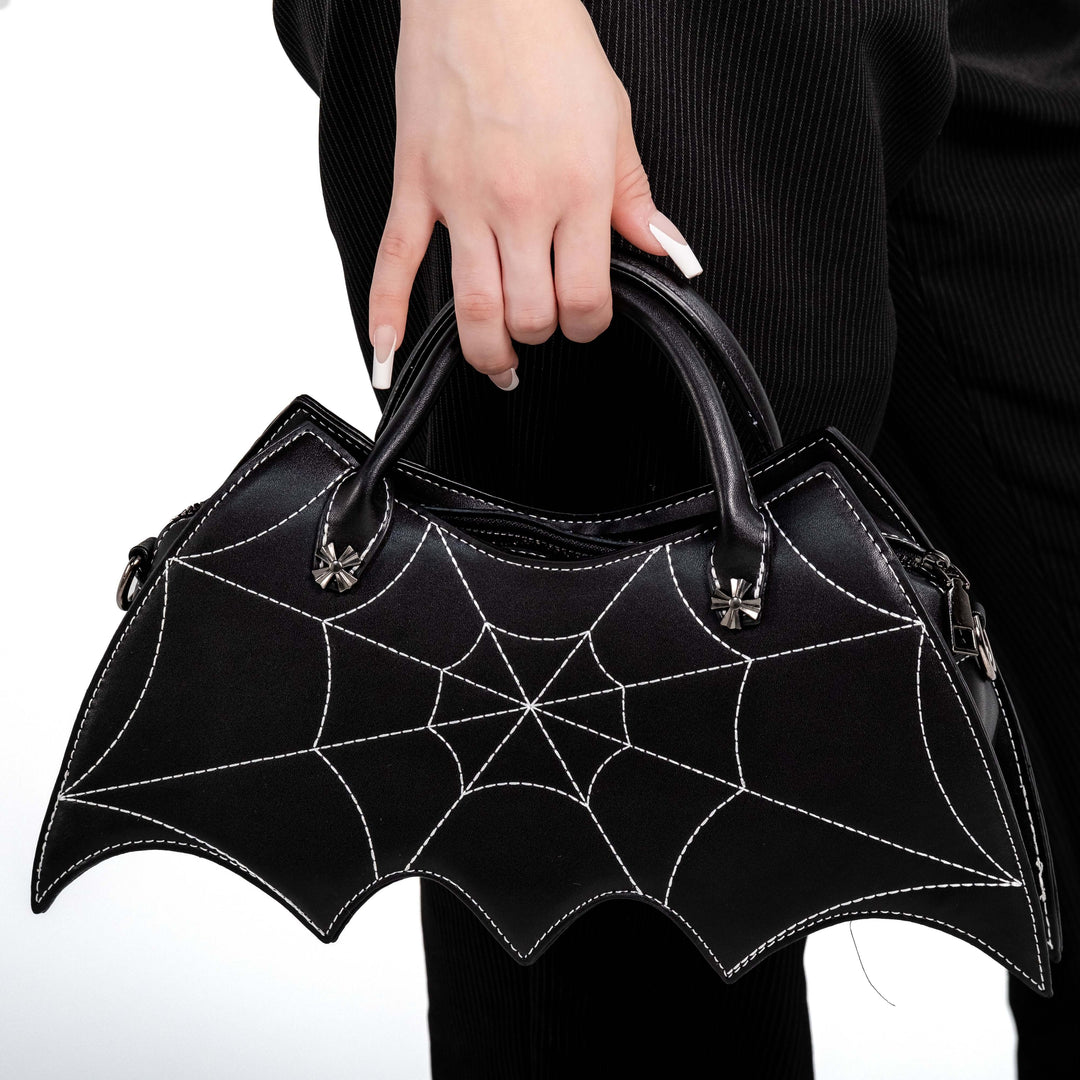 Shop Dark Web - Handbag from forbidden alchemy's vegan leather backpacks. Premium quality, cruelty-free, alternative style accessories. Tagged: bags.Handbagsforbidden alchemybags