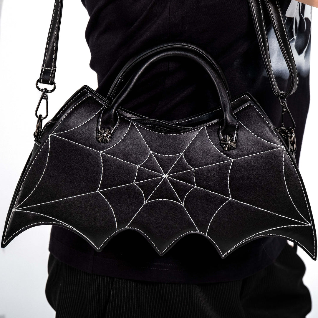 Shop Dark Web - Handbag from forbidden alchemy's vegan leather backpacks. Premium quality, cruelty-free, alternative style accessories. Tagged: bags.Handbagsforbidden alchemybags