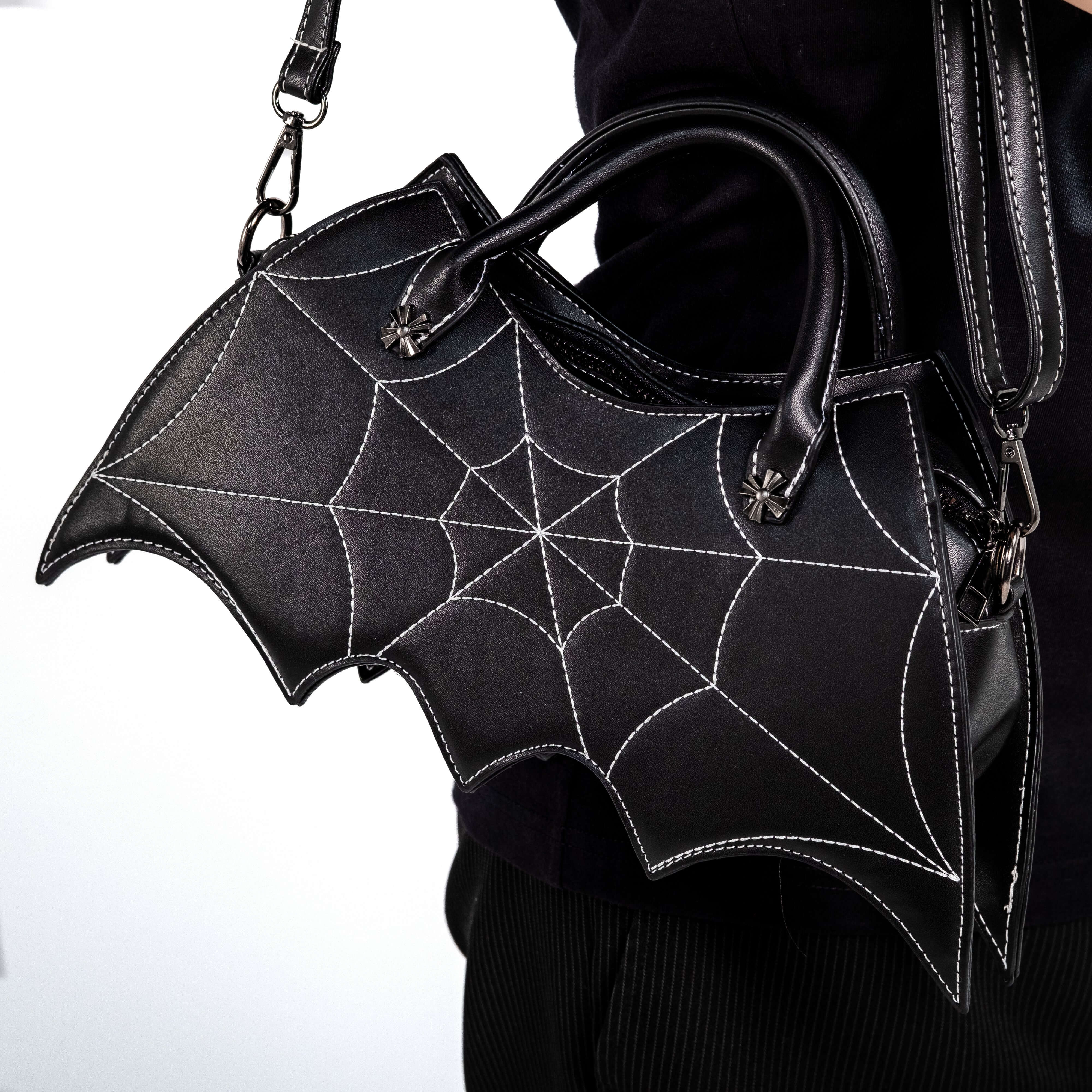 Shop Dark Web - Handbag from forbidden alchemy's vegan leather backpacks. Premium quality, cruelty-free, alternative style accessories. Tagged: bags.Handbagsforbidden alchemybags
