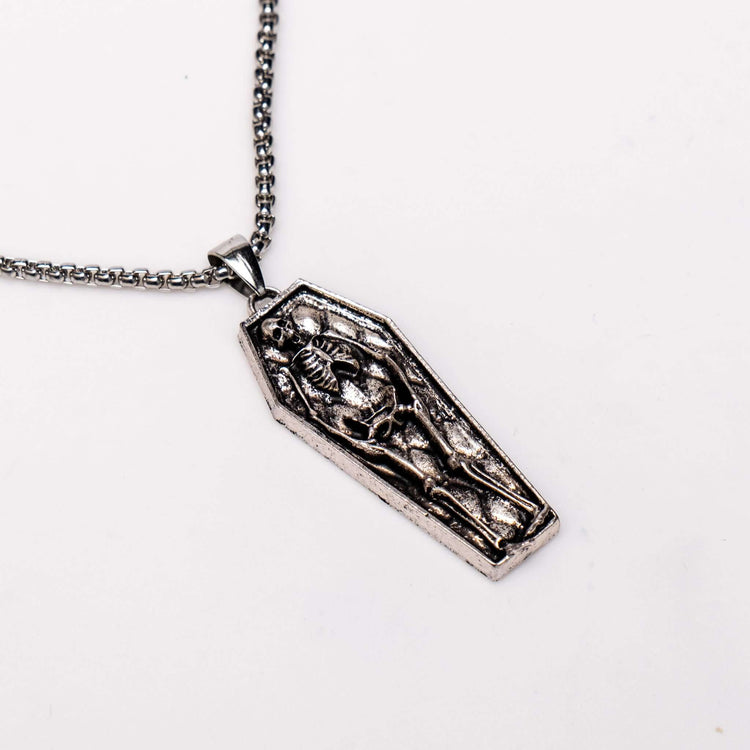 Shop Death - Necklace from Forbidden Alchemy’s collection. Crafted from premium alloy zinc, each piece showcases detailed. Tagged: Necklaces.Necklacesforbidden alchemyNecklaces