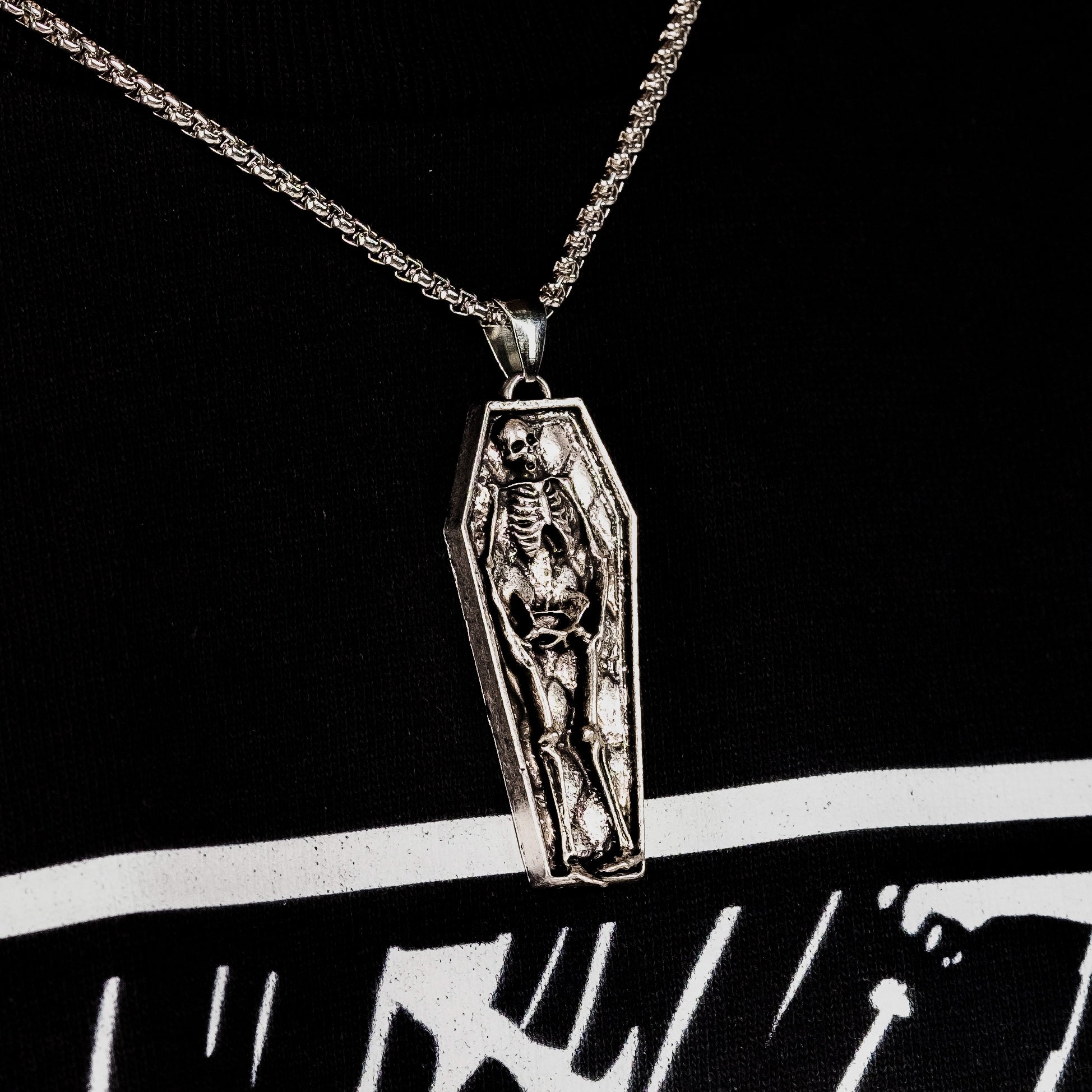 Shop Death - Necklace from Forbidden Alchemy’s collection. Crafted from premium alloy zinc, each piece showcases detailed. Tagged: Necklaces.Necklacesforbidden alchemyNecklaces