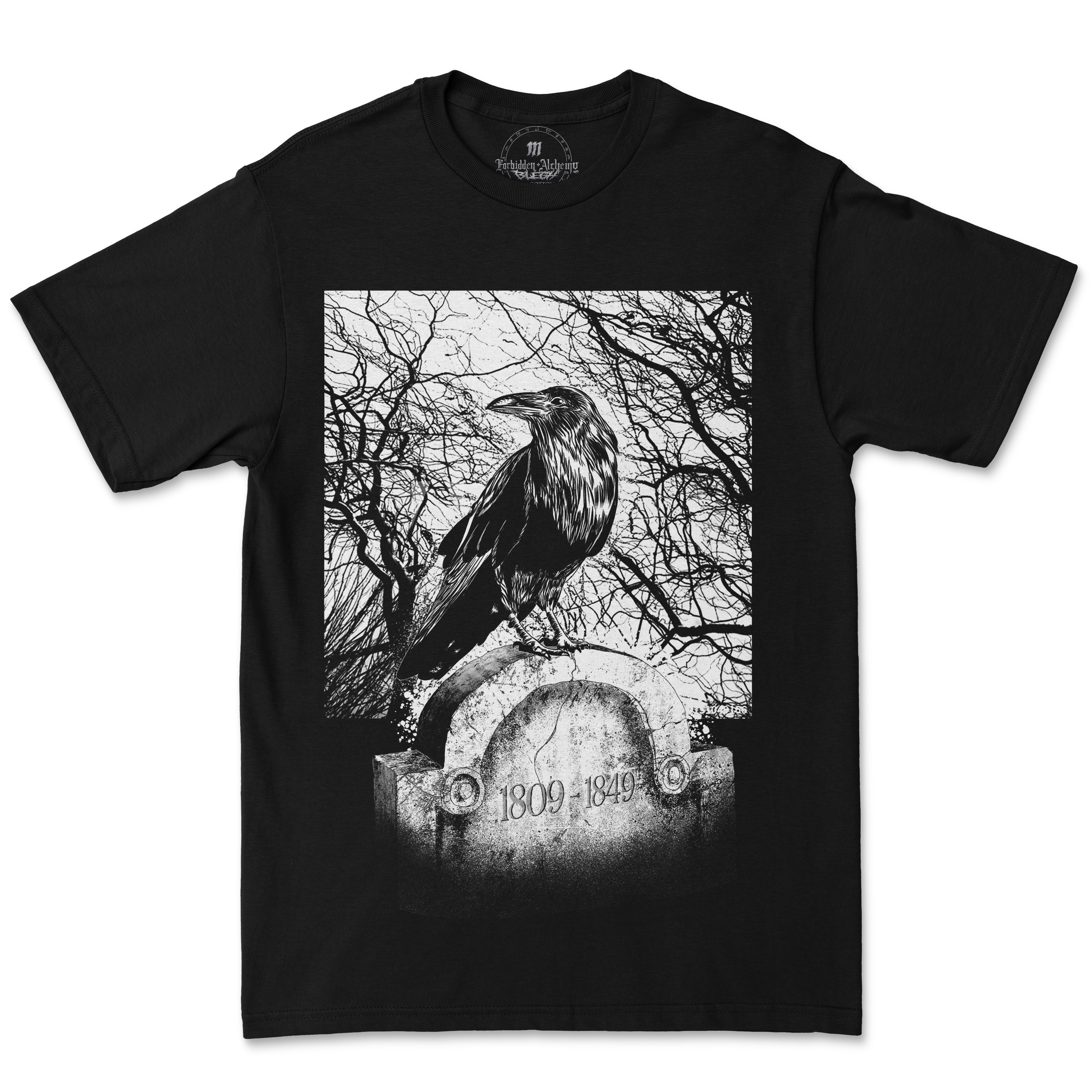 Buy Death of the Poet from forbidden alchemy's men's T-Shirts. Premium 100% cotton, direct-to-garment prints, authentic metalcore apparel. Tagged: MEN'S TEES.T-Shirtsforbidden alchemyMEN'S TEES