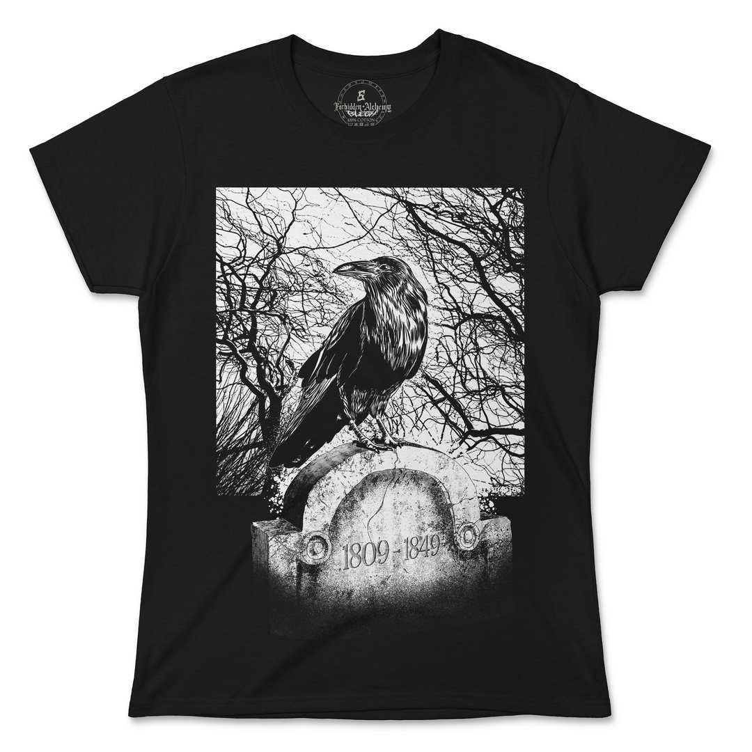 Buy Death of the Poet from forbidden alchemy's women's T-Shirts. 100% cotton, direct-to-garment prints, authentic alternative apparel. Tagged: WOMEN'S TEES.T-Shirtsforbidden alchemyWOMEN'S TEES
