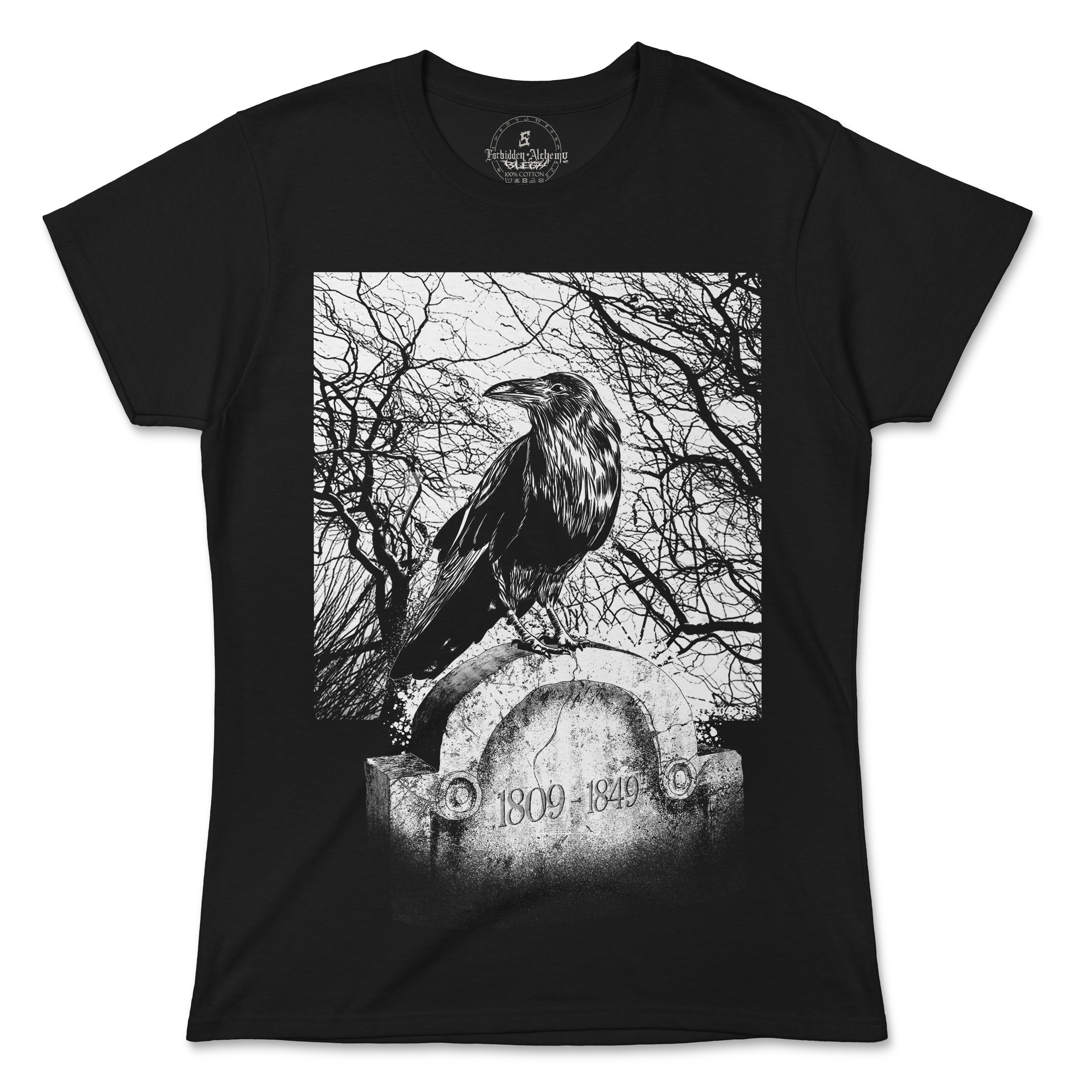 Buy Death of the Poet from forbidden alchemy's women's T-Shirts. 100% cotton, direct-to-garment prints, authentic alternative apparel. Tagged: WOMEN'S TEES.T-Shirtsforbidden alchemyWOMEN'S TEES