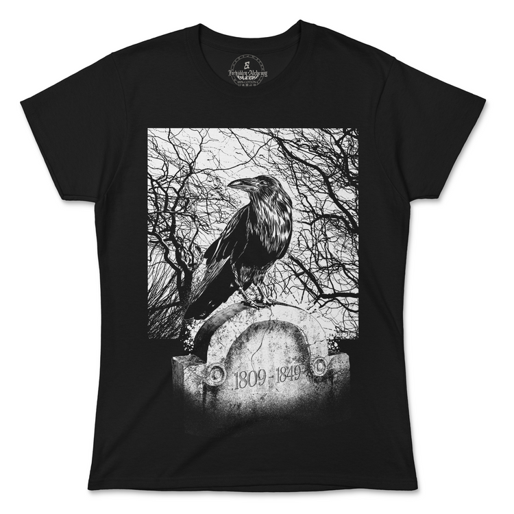 Buy Death of the Poet from forbidden alchemy's women's T-Shirts. 100% cotton, direct-to-garment prints, authentic alternative apparel. Tagged: WOMEN'S TEES.T-Shirtsforbidden alchemyWOMEN'S TEES