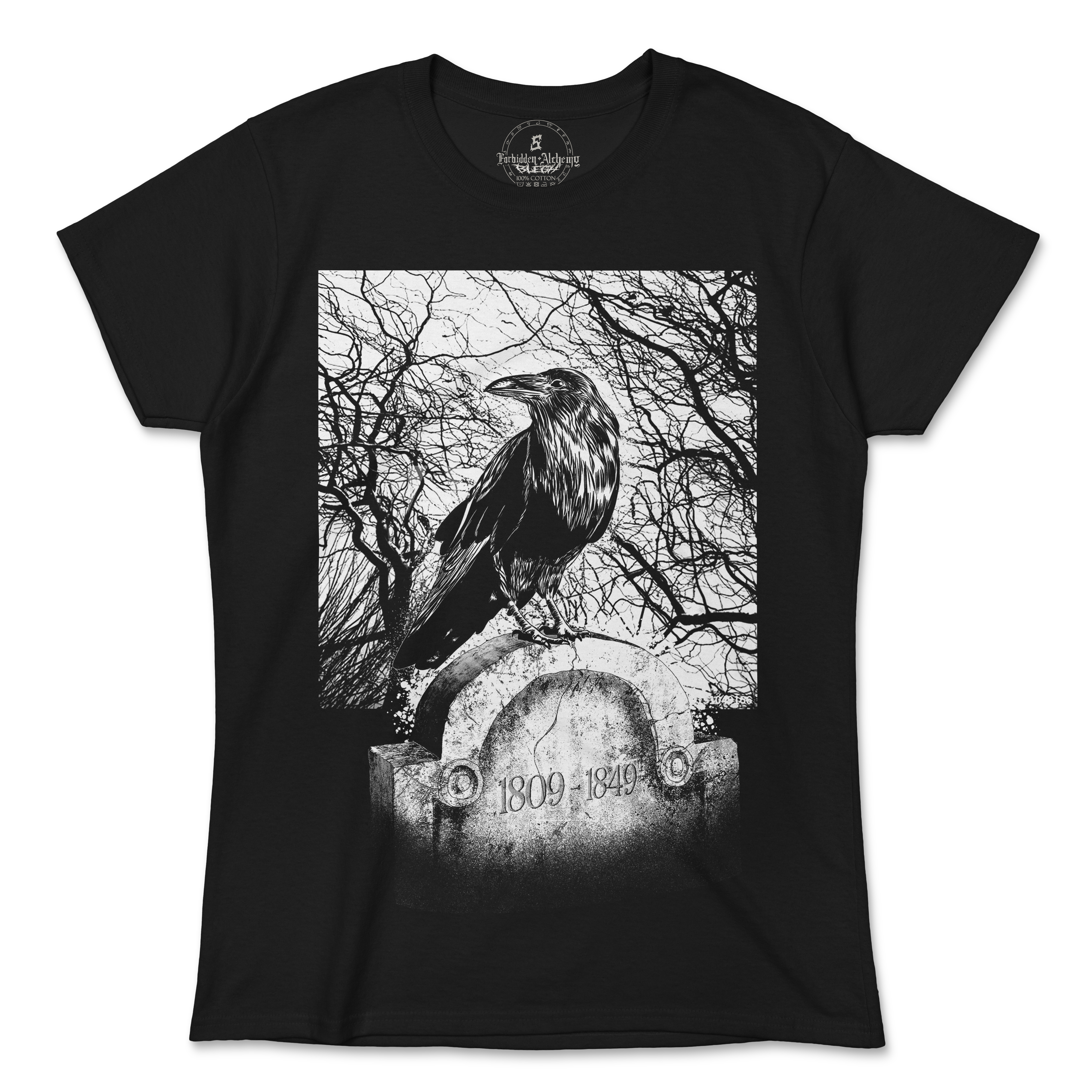 Buy Death of the Poet from forbidden alchemy's women's T-Shirts. 100% cotton, direct-to-garment prints, authentic alternative apparel. Tagged: WOMEN'S TEES.T-Shirtsforbidden alchemyWOMEN'S TEES