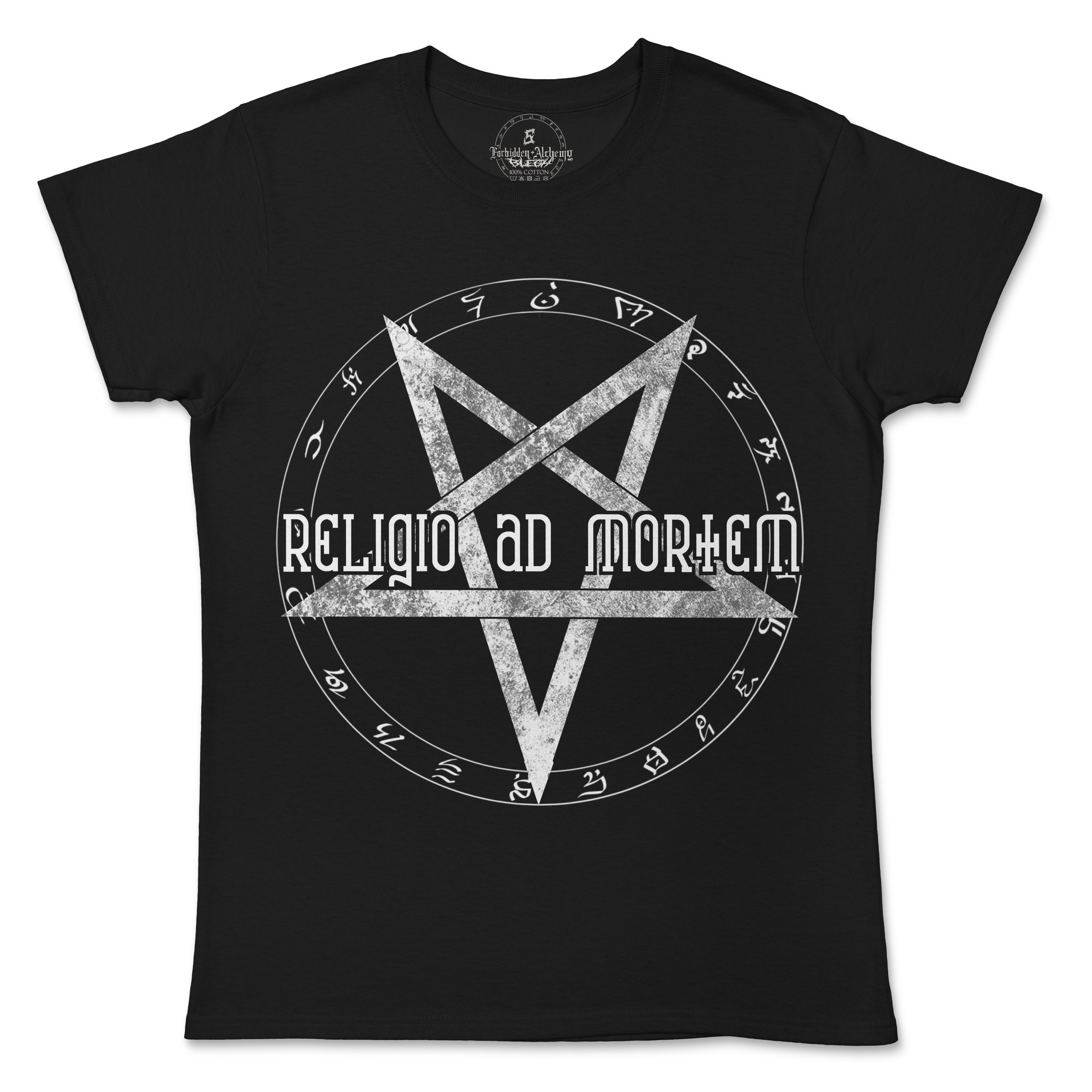 Buy Death to religion from forbidden alchemy's women's T-Shirts. 100% cotton, direct-to-garment prints, authentic alternative apparel. Tagged: WOMEN'S TEES.T-Shirtsforbidden alchemyWOMEN'S TEES