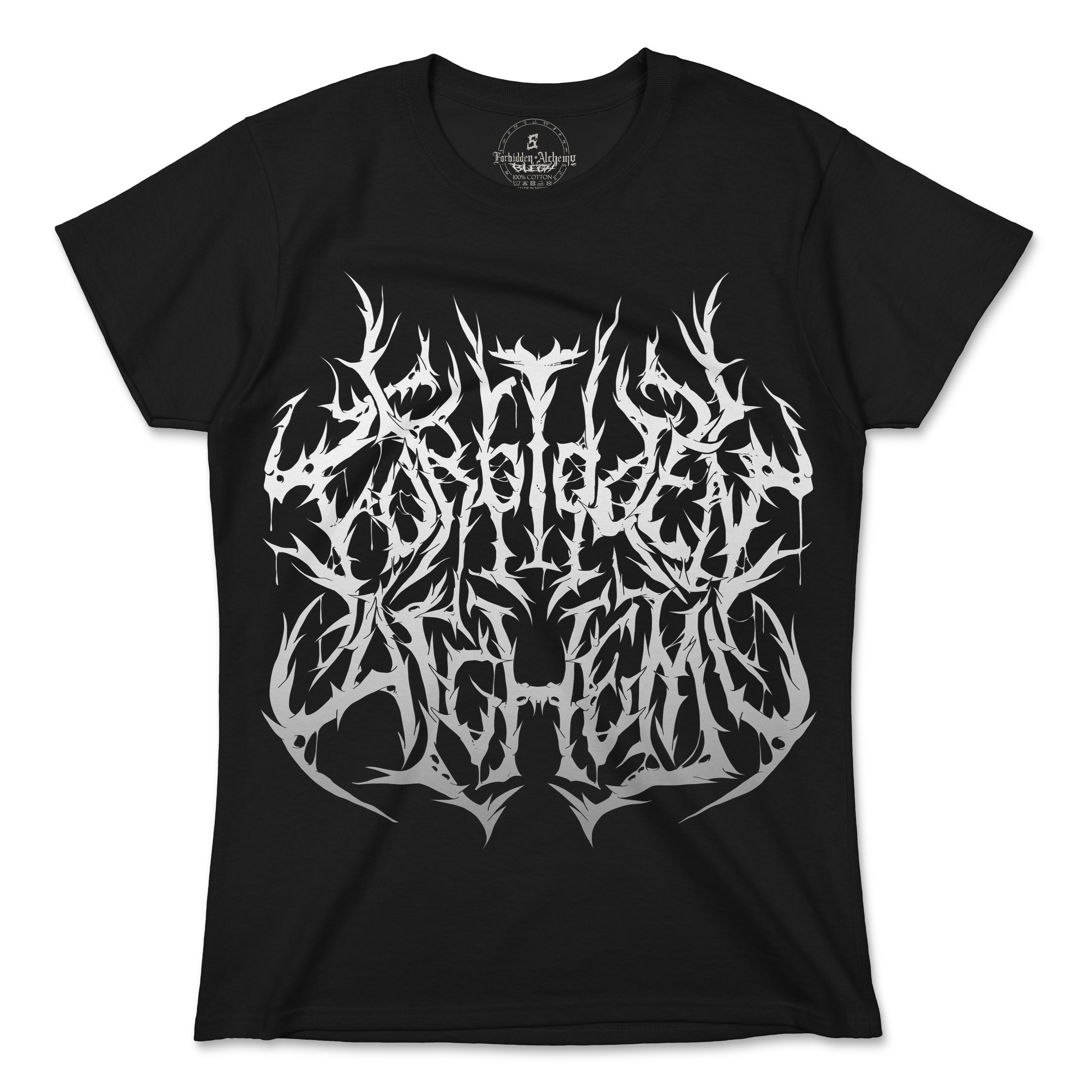 Buy F.A Black Metal from forbidden alchemy's women's T-Shirts. 100% cotton, direct-to-garment prints, authentic alternative apparel. Tagged: WOMEN'S TEES.T-Shirtsforbidden alchemyWOMEN'S TEES