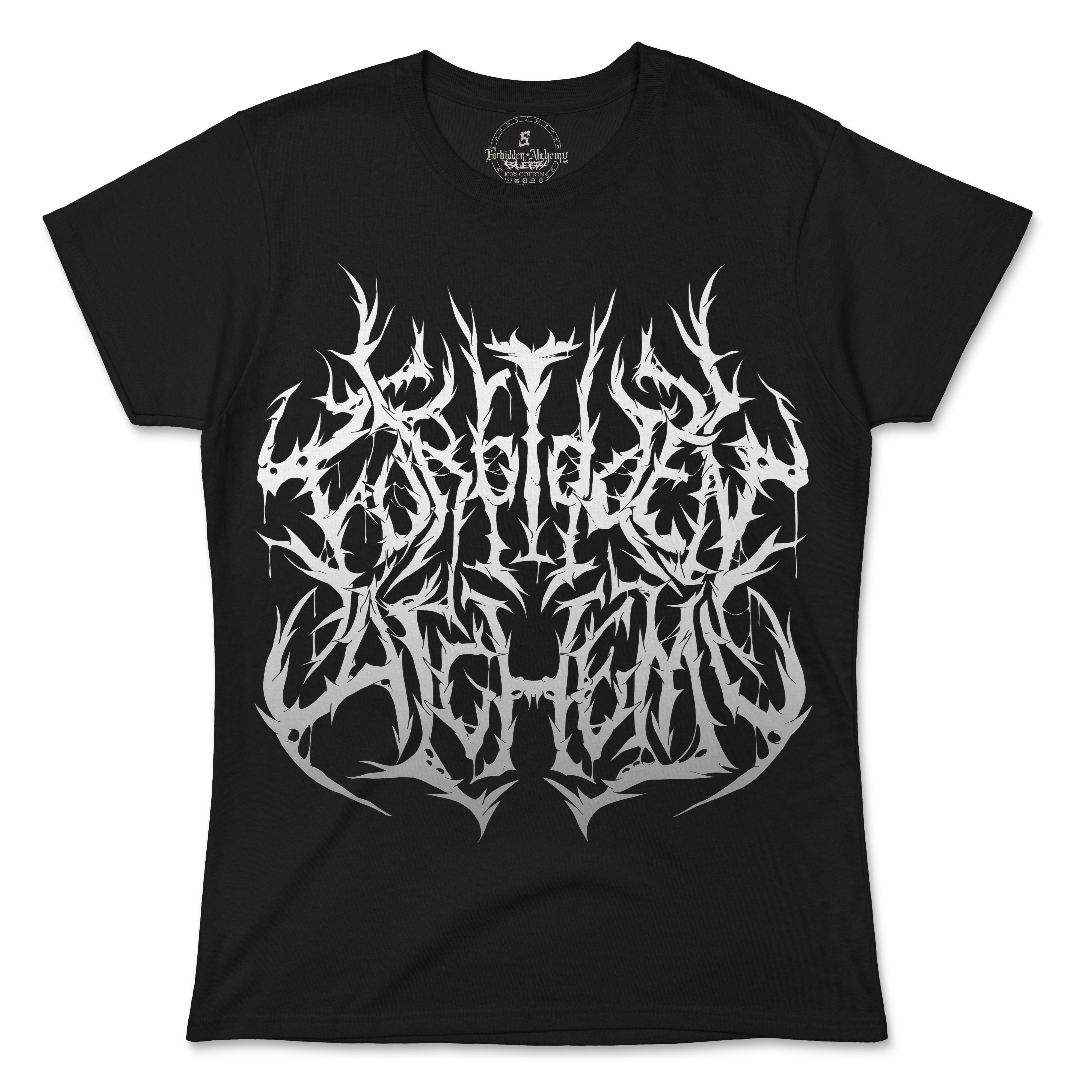 Buy F.A Black Metal from forbidden alchemy's women's T-Shirts. 100% cotton, direct-to-garment prints, authentic alternative apparel. Tagged: WOMEN'S TEES.T-Shirtsforbidden alchemyWOMEN'S TEES