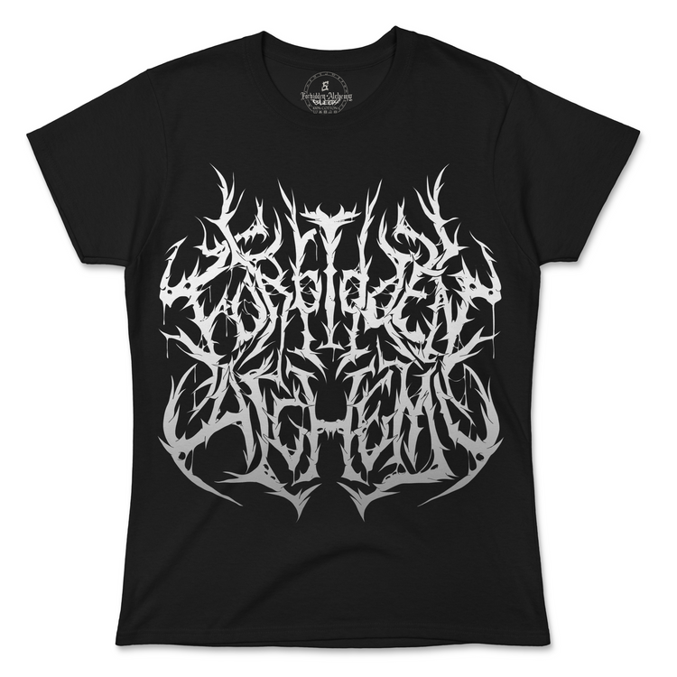 Buy F.A Black Metal from forbidden alchemy's women's T-Shirts. 100% cotton, direct-to-garment prints, authentic alternative apparel. Tagged: WOMEN'S TEES.T-Shirtsforbidden alchemyWOMEN'S TEES