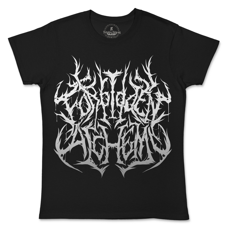Buy F.A Black Metal from forbidden alchemy's women's T-Shirts. 100% cotton, direct-to-garment prints, authentic alternative apparel. Tagged: WOMEN'S TEES.T-Shirtsforbidden alchemyWOMEN'S TEES