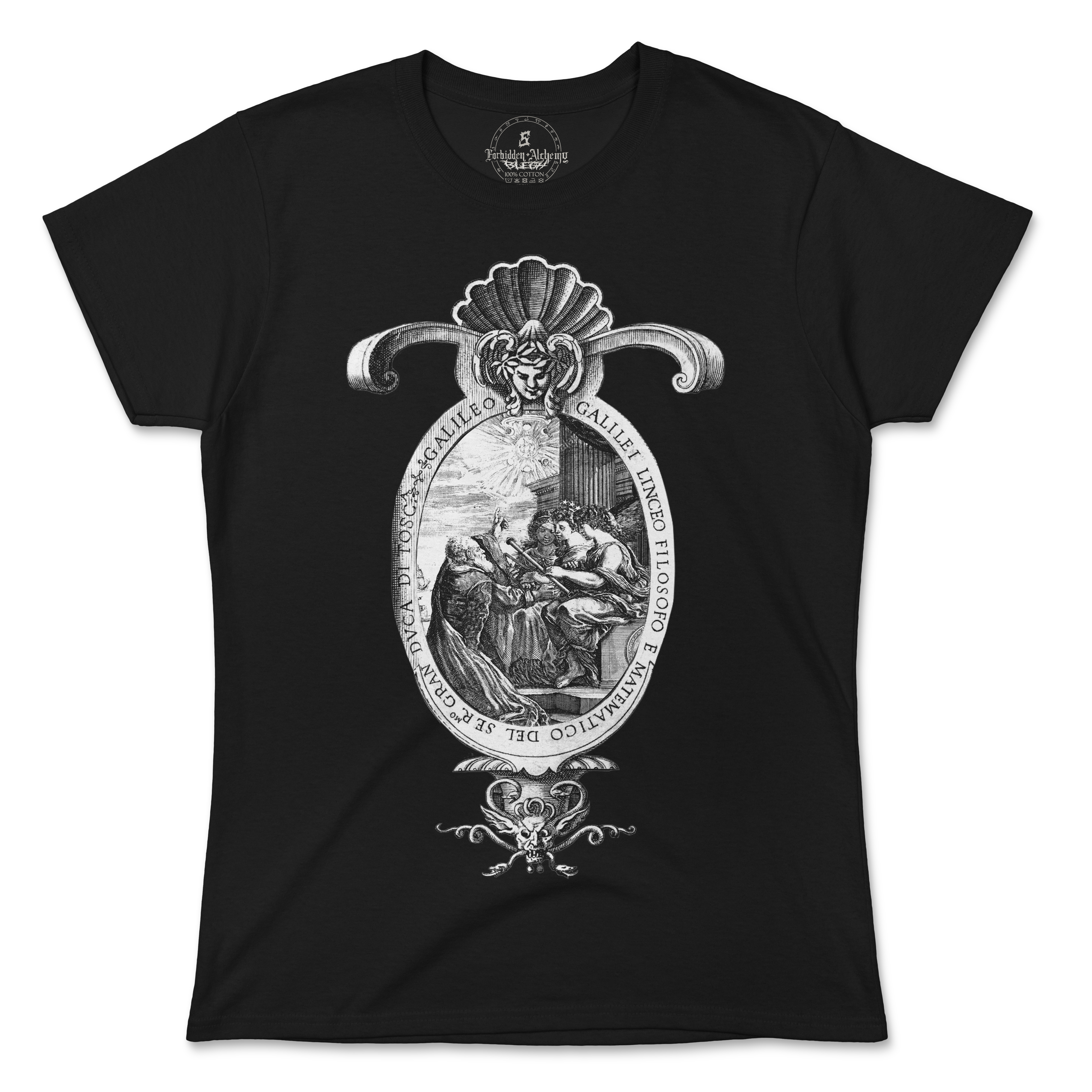 Shop Forbidden Alchemy’s women's T-shirts—100% cotton with vivid direct-to-garment (DTG) prints, inspired by authentic metalcore style. Tagged: WOMEN'S TEES.T-Shirtsforbidden alchemyWOMEN'S TEES