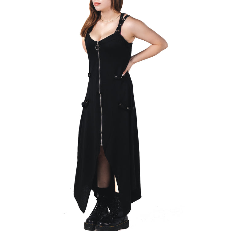 Shop the Jezebel Dress from Forbidden Alchemy’s women's slim fit dresses, featuring premium fabrics and authentic gothic aesthetics. Tagged: DRESSES.Clothingforbidden alchemyDRESSES