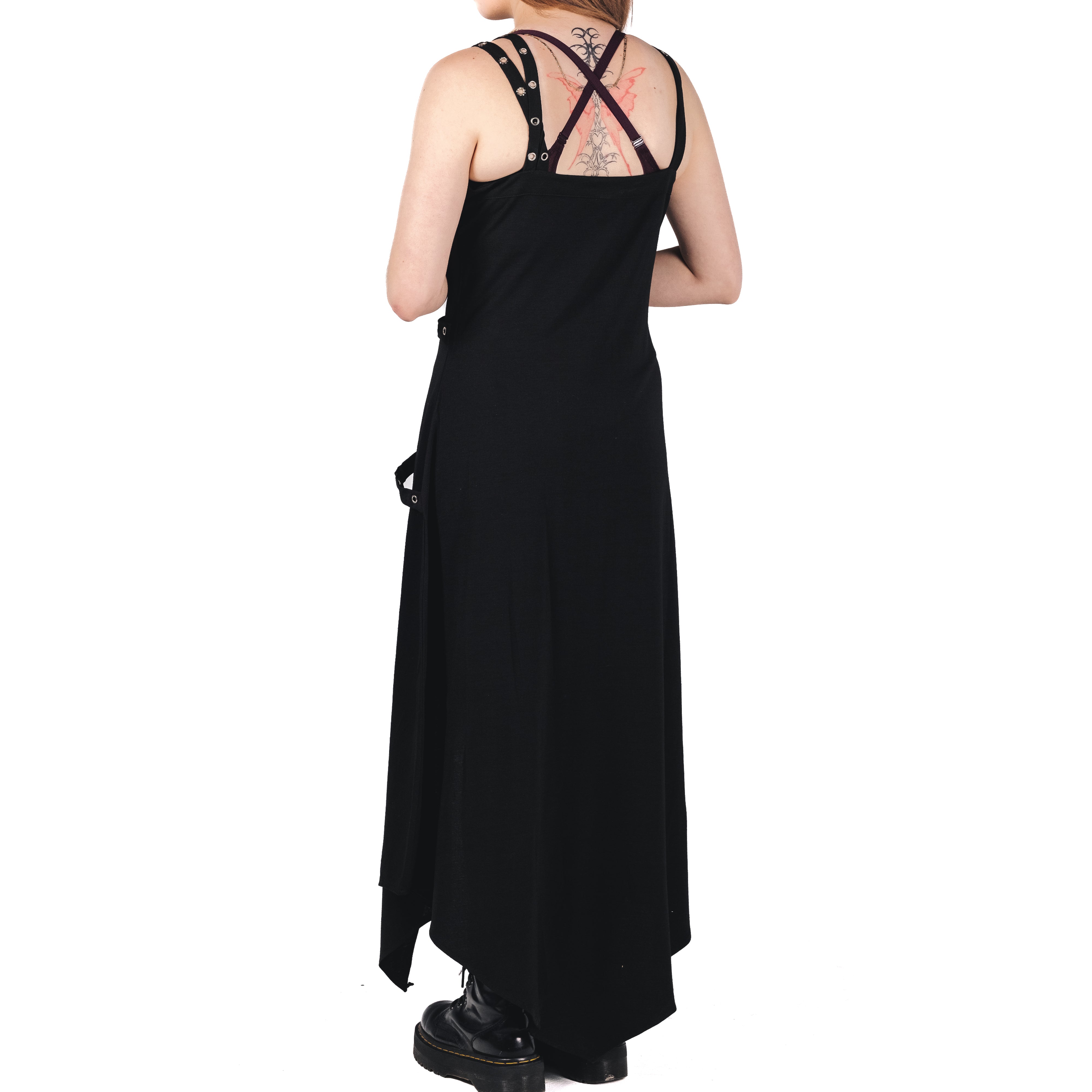 Shop the Jezebel Dress from Forbidden Alchemy’s women's slim fit dresses, featuring premium fabrics and authentic gothic aesthetics. Tagged: DRESSES.Clothingforbidden alchemyDRESSES