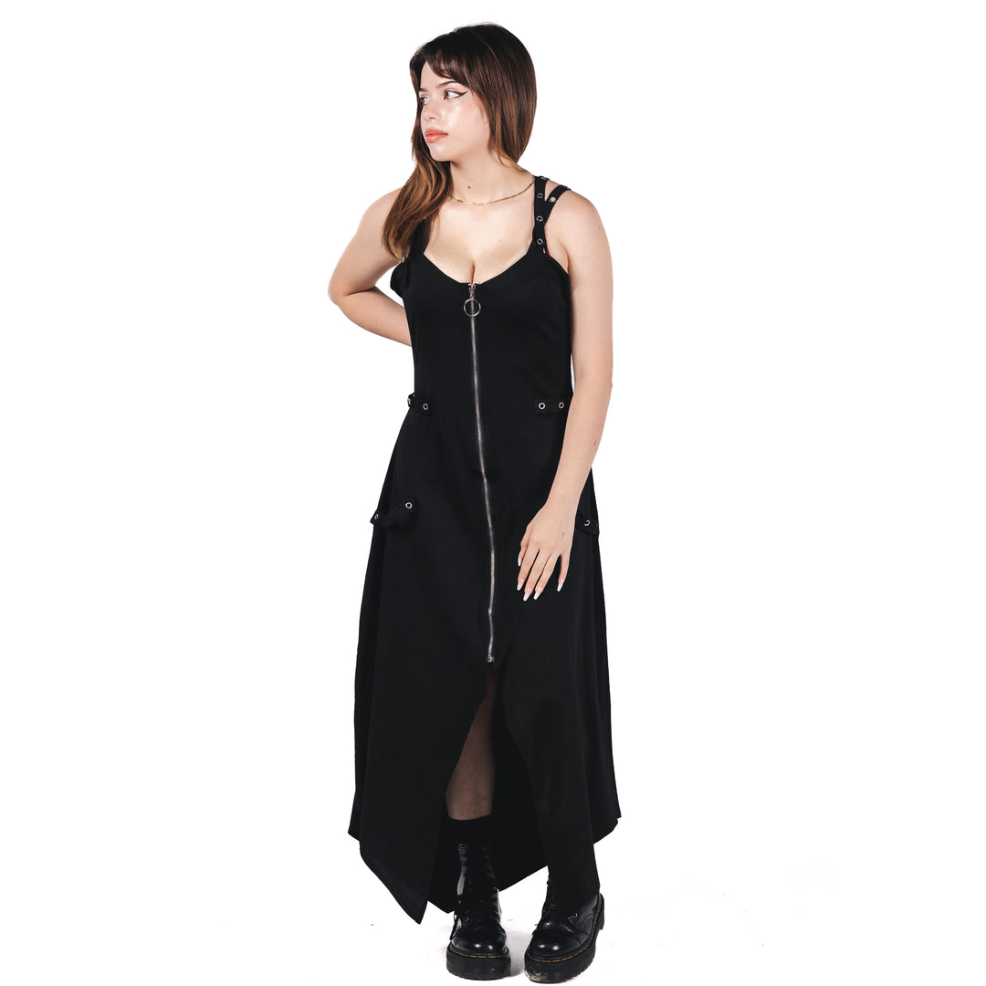 Shop the Jezebel Dress from Forbidden Alchemy’s women's slim fit dresses, featuring premium fabrics and authentic gothic aesthetics. Tagged: DRESSES.Clothingforbidden alchemyDRESSES
