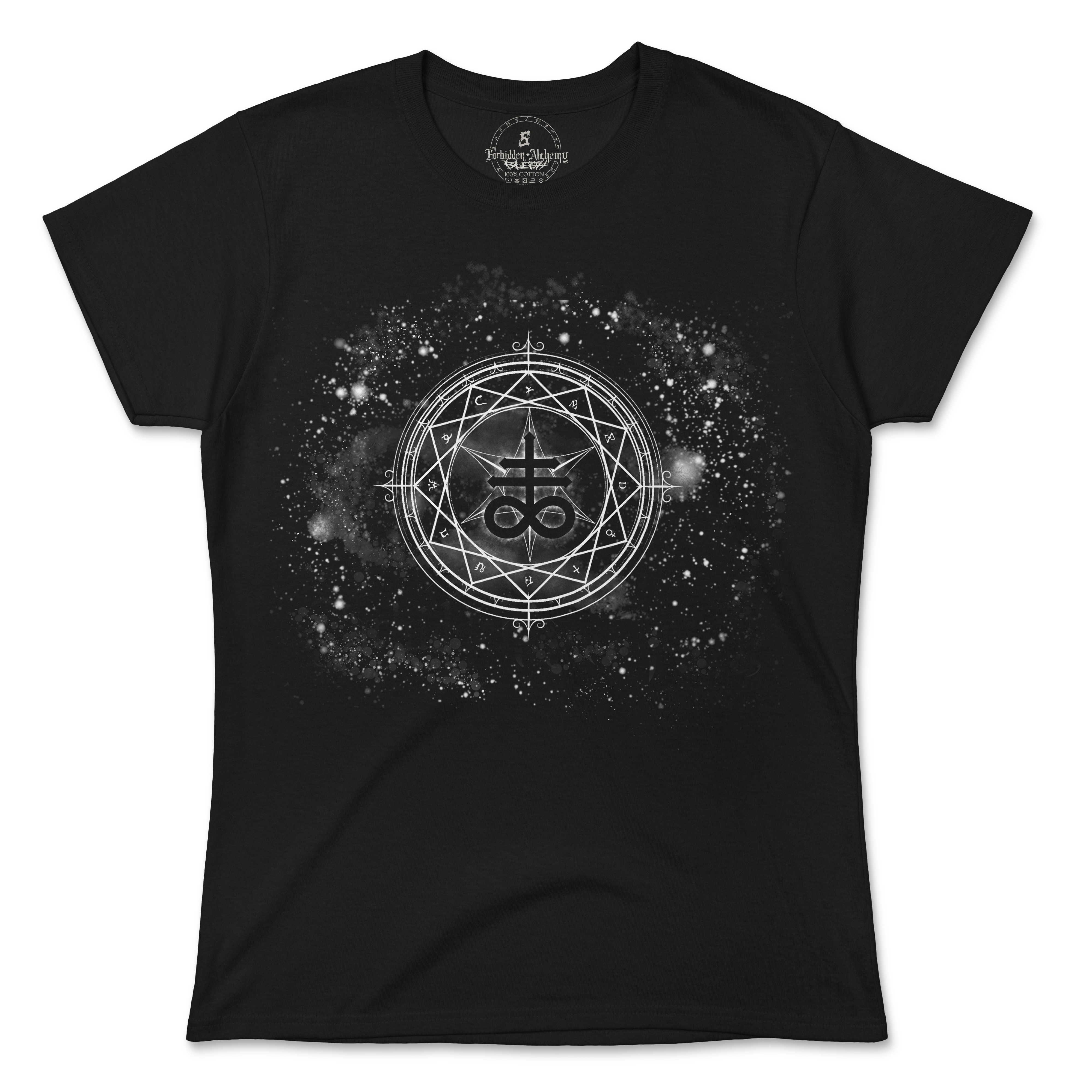 Shop Forbidden Alchemy’s women's T-shirts—100% cotton with vivid direct-to-garment (DTG) prints, inspired by authentic metalcore style. Tagged: WOMEN'S TEES.T-Shirtsforbidden alchemyWOMEN'S TEES