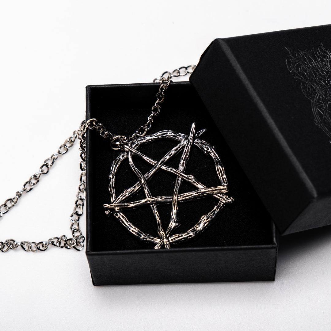 Shop Pentagram - Necklace from Forbidden Alchemy’s collection. Crafted from premium alloy zinc, each piece showcases detailed. Tagged: Necklaces.Necklacesforbidden alchemyNecklaces