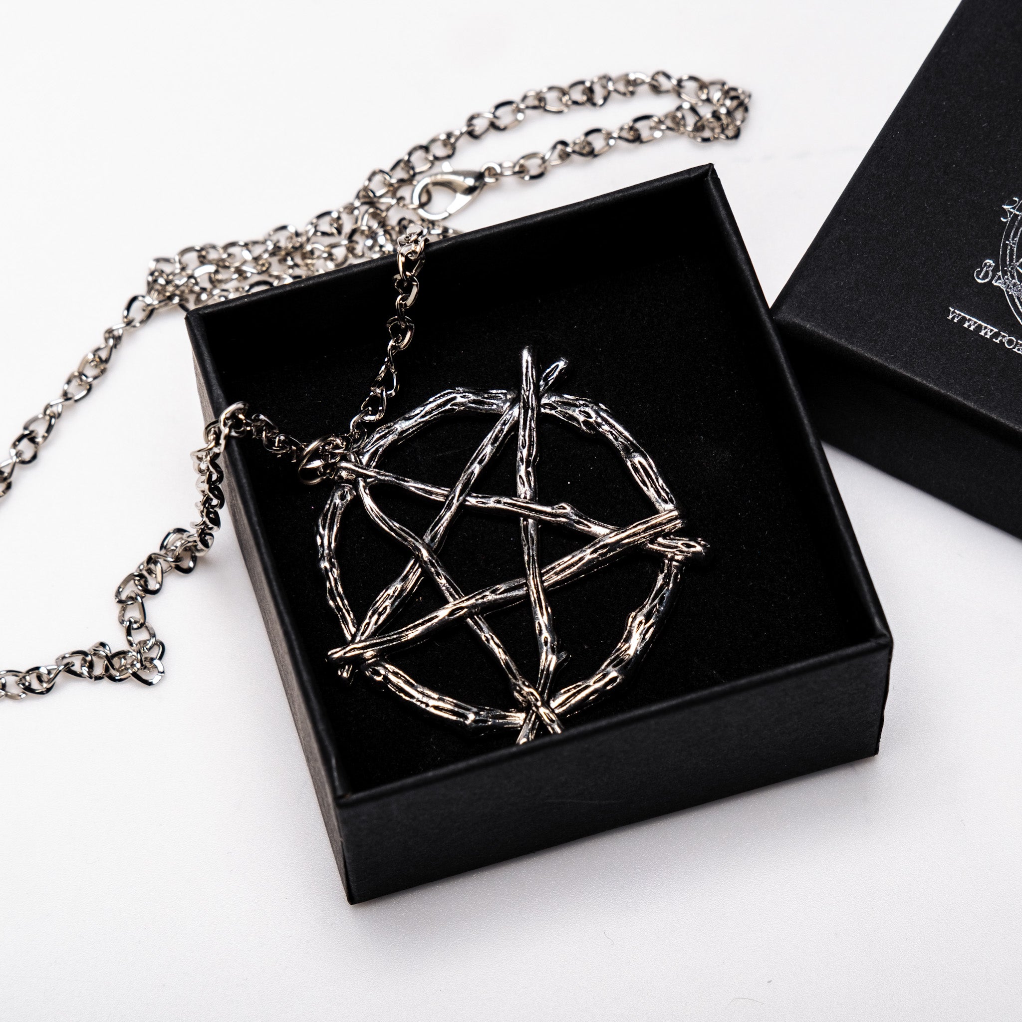 Shop Pentagram - Necklace from Forbidden Alchemy’s collection. Crafted from premium alloy zinc, each piece showcases detailed. Tagged: Necklaces.Necklacesforbidden alchemyNecklaces