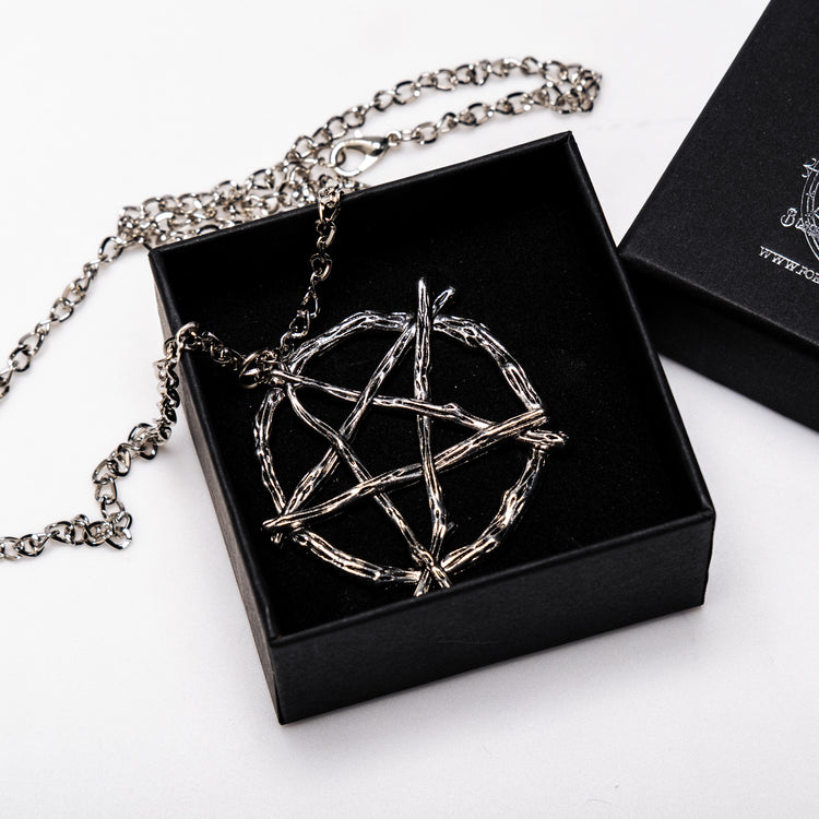Shop Pentagram - Necklace from Forbidden Alchemy’s collection. Crafted from premium alloy zinc, each piece showcases detailed. Tagged: Necklaces.Necklacesforbidden alchemyNecklaces