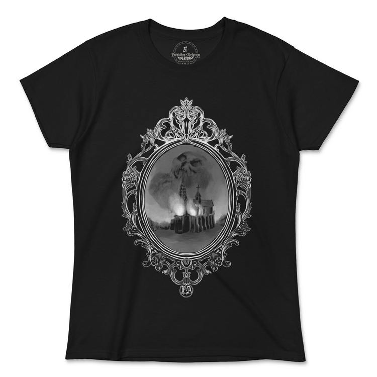 Shop Forbidden Alchemy’s women's T-shirts—100% cotton with vivid direct-to-garment (DTG) prints, inspired by authentic metalcore style. Tagged: WOMEN'S TEES.T-Shirtsforbidden alchemyWOMEN'S TEES