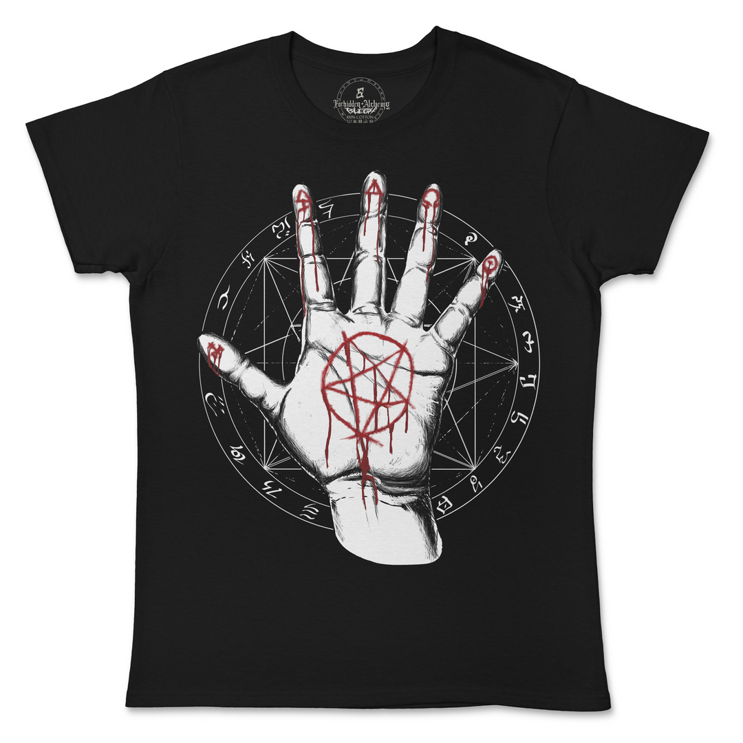 Shop Forbidden Alchemy’s women's T-shirts—100% cotton with vivid direct-to-garment (DTG) prints, inspired by authentic metalcore style. Tagged: WOMEN'S TEES.T-Shirtsforbidden alchemyWOMEN'S TEES