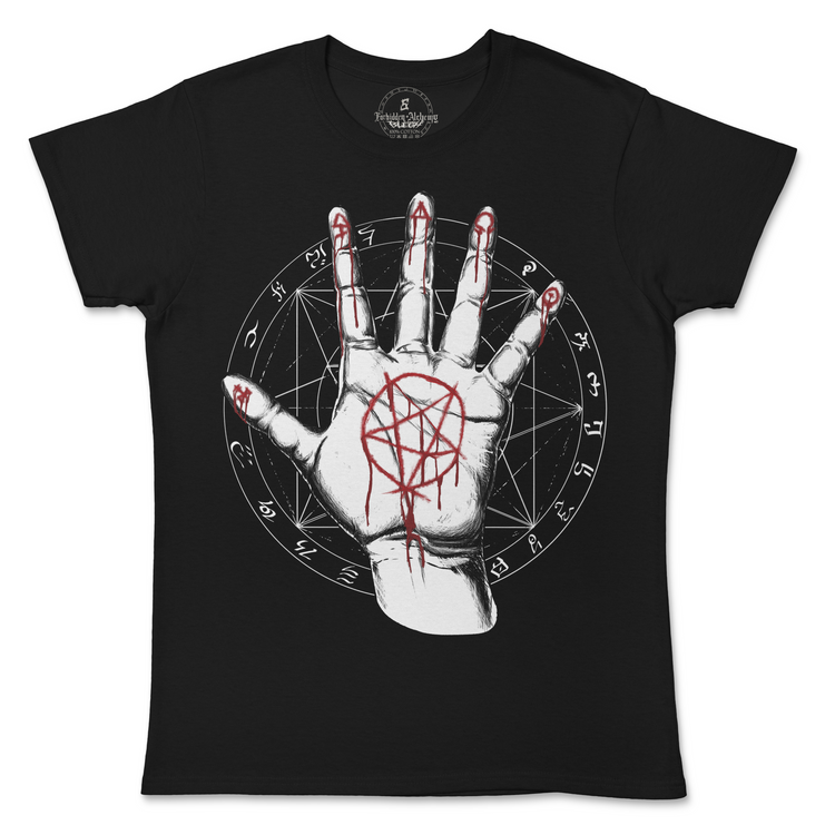 Shop Forbidden Alchemy’s women's T-shirts—100% cotton with vivid direct-to-garment (DTG) prints, inspired by authentic metalcore style. Tagged: WOMEN'S TEES.T-Shirtsforbidden alchemyWOMEN'S TEES