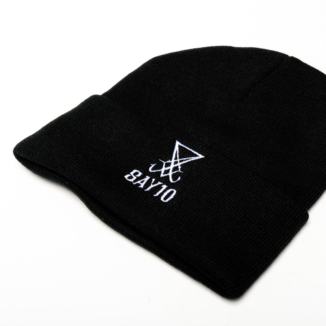 Shop SAY10 - beanie from forbidden alchemy's unisex beanie collection. Soft knit, 100% acrylic, bold embroidery, authentic alternative style. Tagged: Beanies.Beaniesforbidden alchemyBeanies