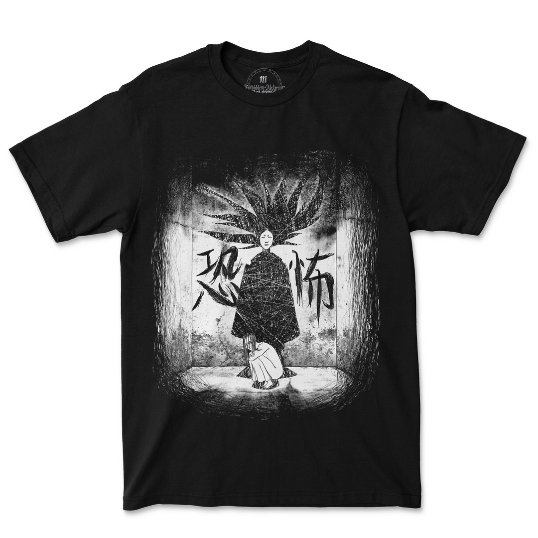 Buy Shinigami from forbidden alchemy's men's Shirts. Premium 100% cotton, direct-to-garment prints, authentic metalcore apparel. Tagged: MEN'S TEES.Shirtsforbidden alchemyMEN'S TEES