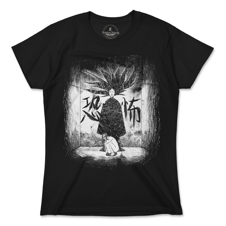 Buy Shinigami from forbidden alchemy's women's T-Shirts. 100% cotton, direct-to-garment prints, authentic alternative apparel. Tagged: WOMEN'S TEES.T-Shirtsforbidden alchemyWOMEN'S TEES