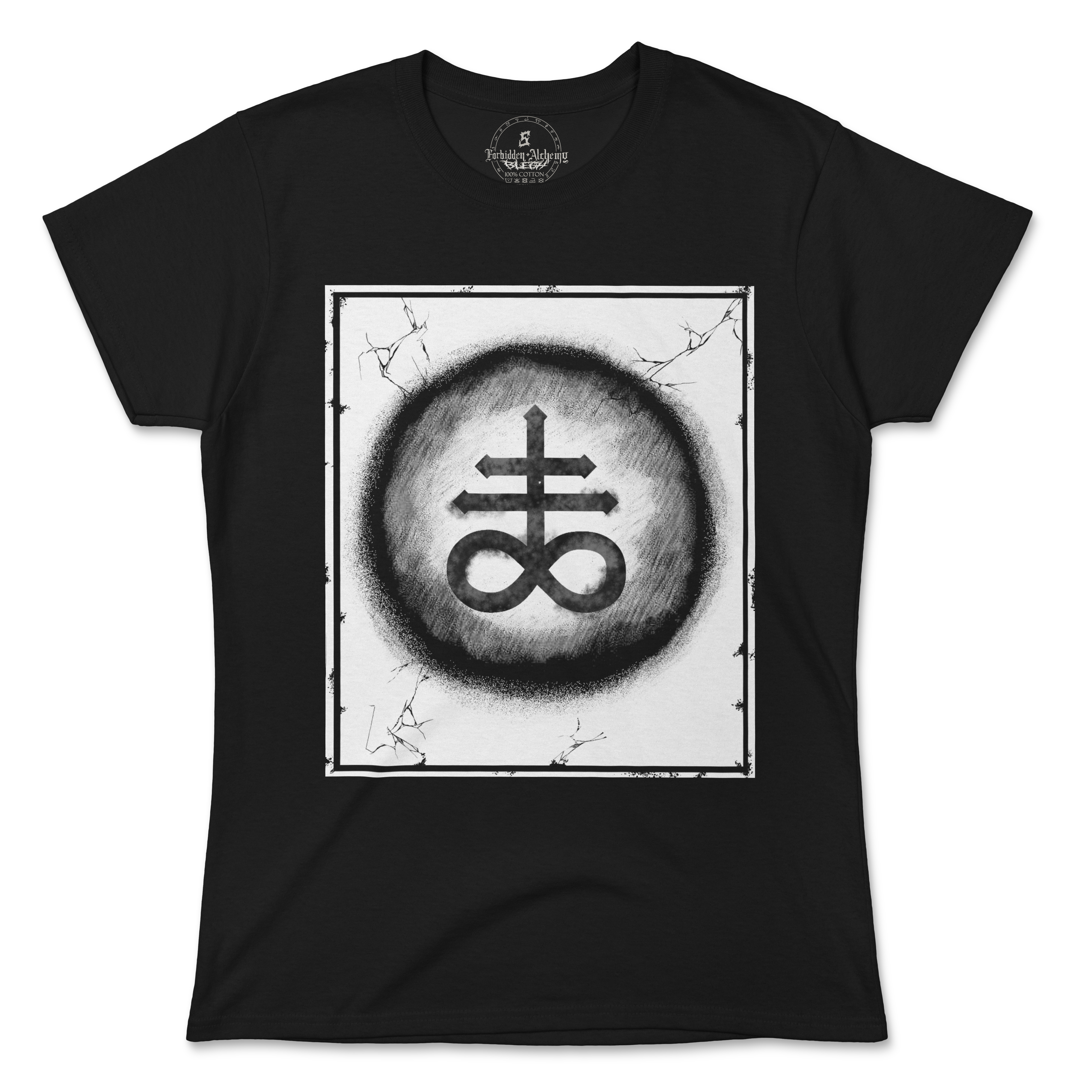 Shop Forbidden Alchemy’s women's T-shirts—100% cotton with vivid direct-to-garment (DTG) prints, inspired by authentic metalcore style. Tagged: WOMEN'S TEES.T-Shirtsforbidden alchemyWOMEN'S TEES