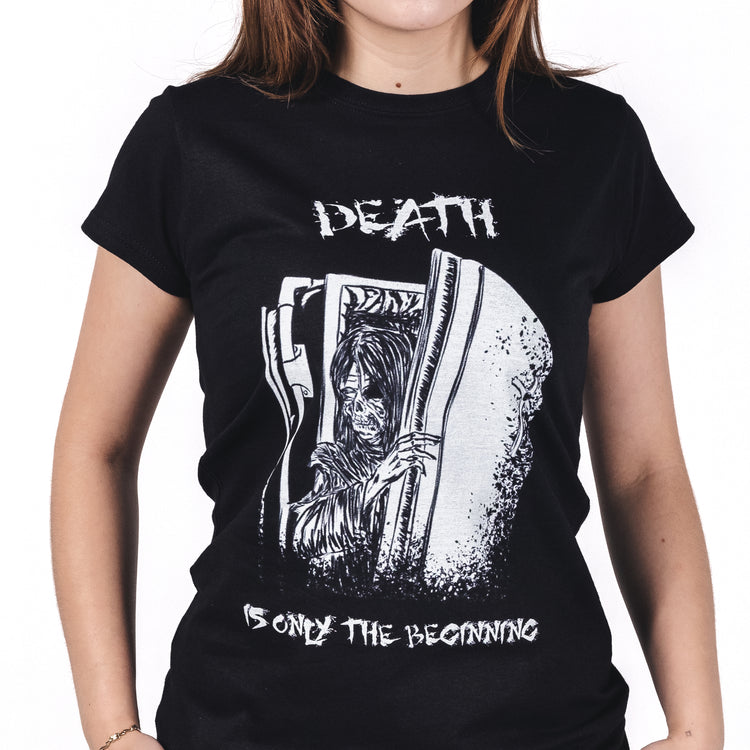 Buy The Beginning from forbidden alchemy's women's T-Shirts. 100% cotton, direct-to-garment prints, authentic alternative apparel. Tagged: WOMEN'S TEES.T-Shirtsforbidden alchemyWOMEN'S TEES