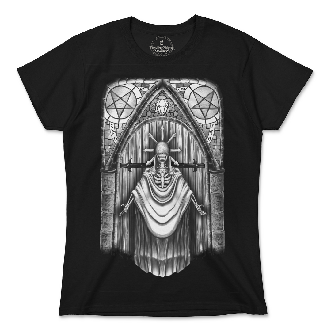 Buy The Priest of Chaos from forbidden alchemy's women's T-Shirts. 100% cotton, direct-to-garment prints, authentic alternative apparel. Tagged: WOMEN'S TEES.T-Shirtsforbidden alchemyWOMEN'S TEES