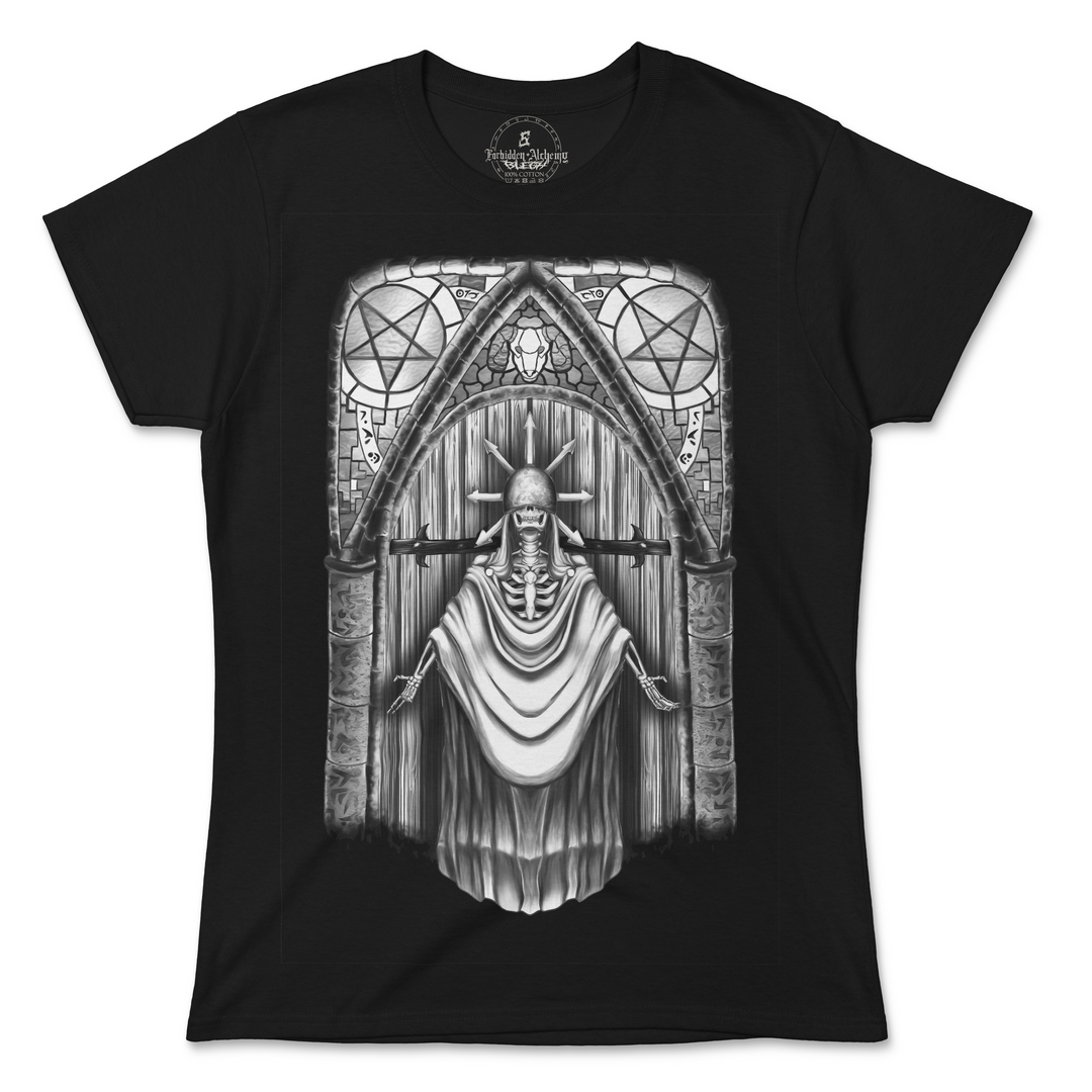 Buy The Priest of Chaos from forbidden alchemy's women's T-Shirts. 100% cotton, direct-to-garment prints, authentic alternative apparel. Tagged: WOMEN'S TEES.T-Shirtsforbidden alchemyWOMEN'S TEES