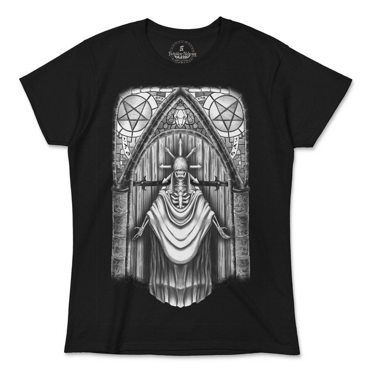 Buy The Priest of Chaos from forbidden alchemy's women's T-Shirts. 100% cotton, direct-to-garment prints, authentic alternative apparel. Tagged: WOMEN'S TEES.T-Shirtsforbidden alchemyWOMEN'S TEES