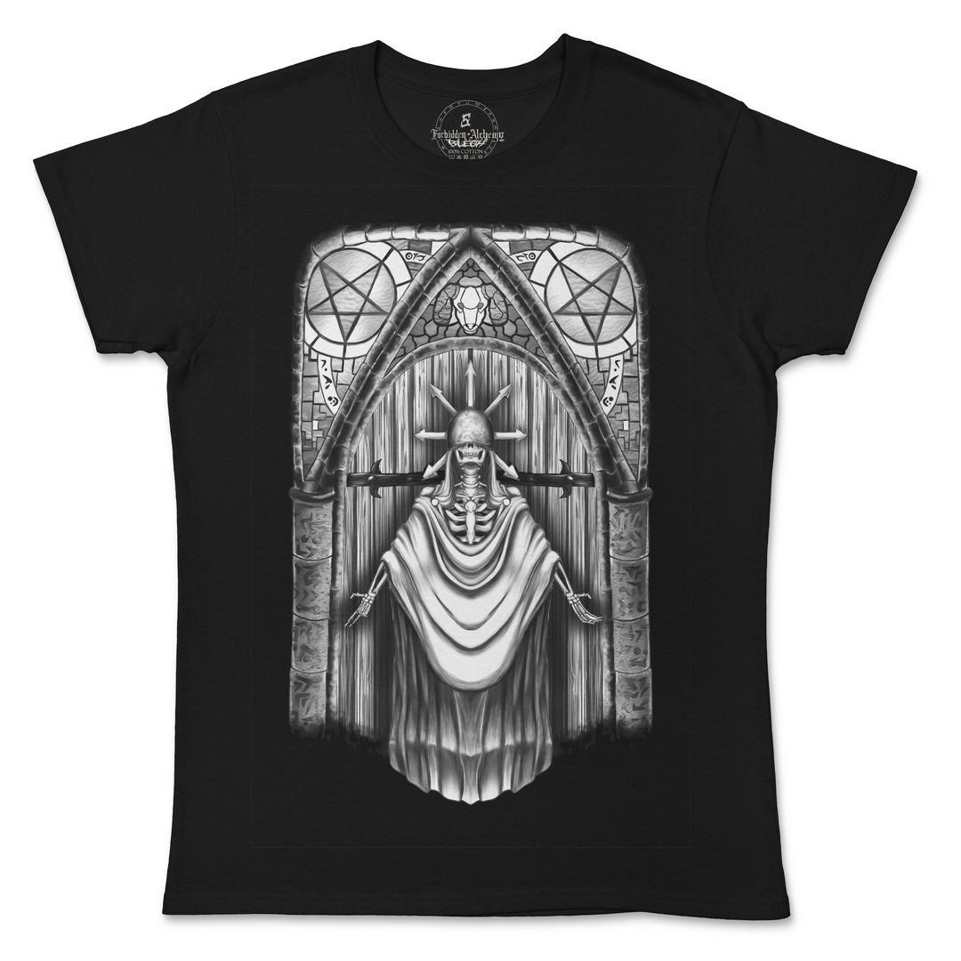 Buy The Priest of Chaos from forbidden alchemy's women's T-Shirts. 100% cotton, direct-to-garment prints, authentic alternative apparel. Tagged: WOMEN'S TEES.T-Shirtsforbidden alchemyWOMEN'S TEES