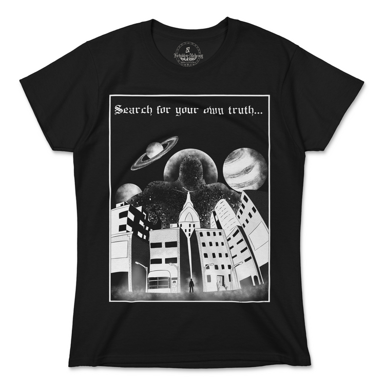 Buy The Truth from forbidden alchemy's women's T-Shirts. 100% cotton, direct-to-garment prints, authentic alternative apparel. Tagged: WOMEN'S TEES.T-Shirtsforbidden alchemyWOMEN'S TEES