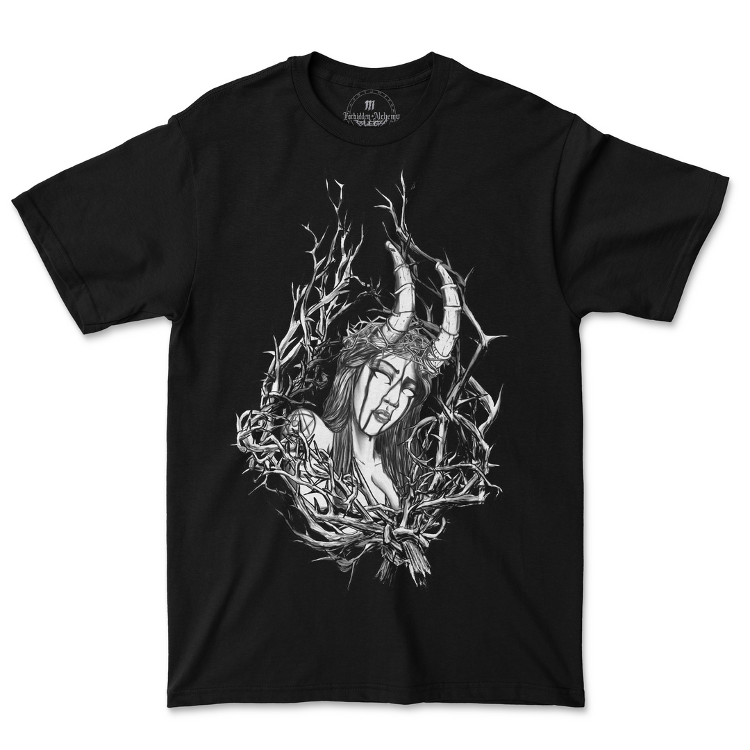 Buy Thorned from forbidden alchemy's men's T-Shirts. Premium 100% cotton, direct-to-garment prints, authentic metalcore apparel. Tagged: MEN'S TEES.T-Shirtsforbidden alchemyMEN'S TEES