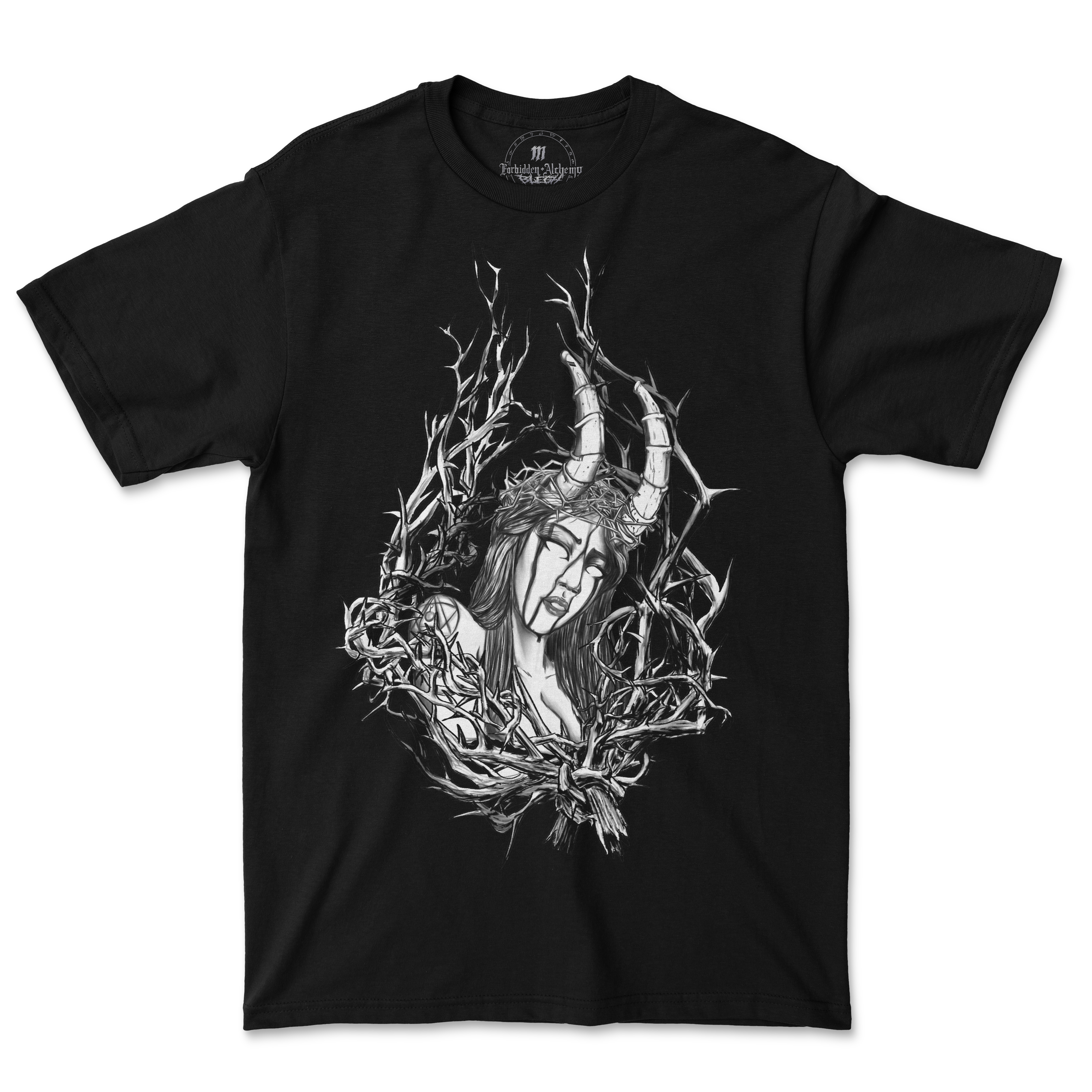 Buy Thorned from forbidden alchemy's men's T-Shirts. Premium 100% cotton, direct-to-garment prints, authentic metalcore apparel. Tagged: MEN'S TEES.T-Shirtsforbidden alchemyMEN'S TEES