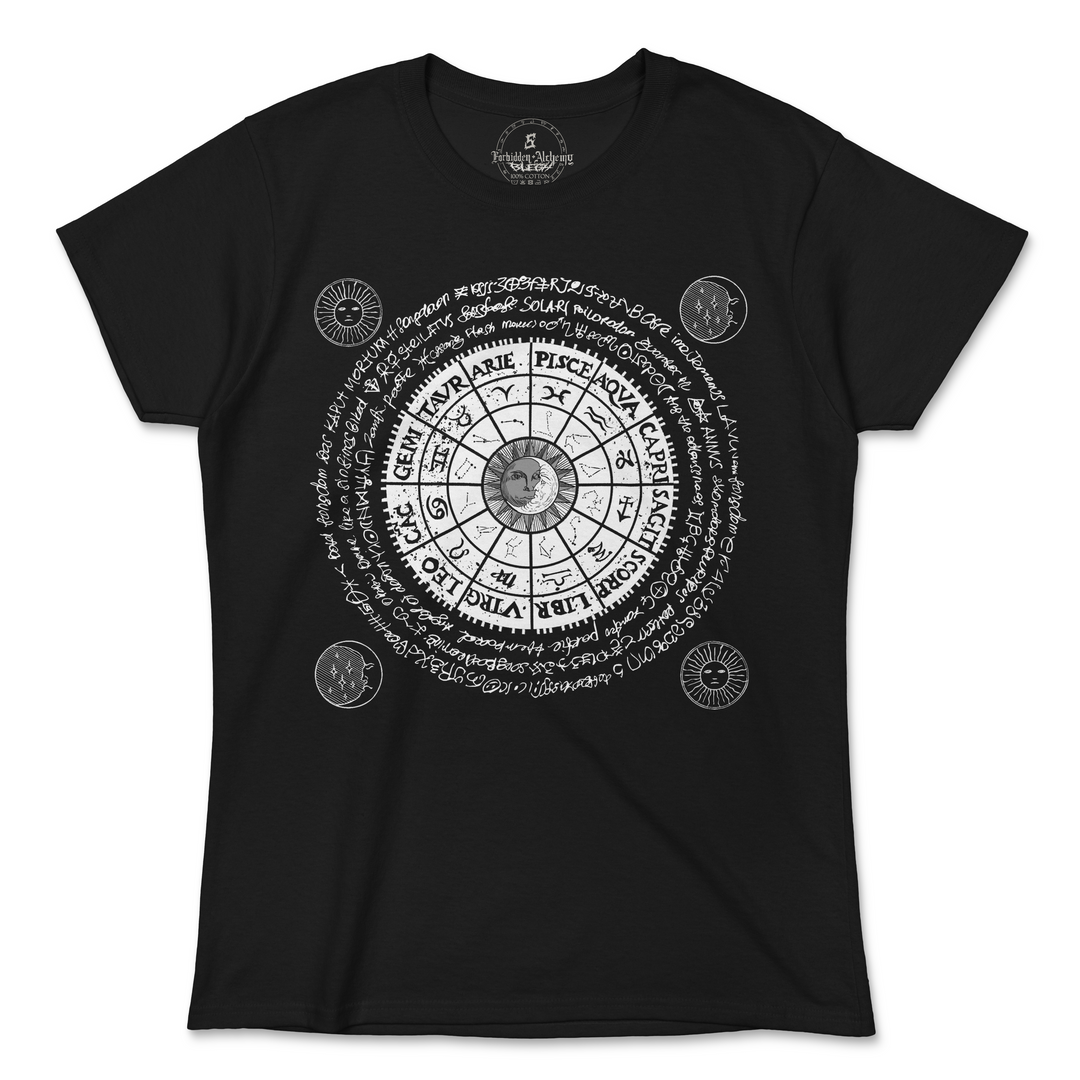 Shop Forbidden Alchemy’s women's T-shirts—100% cotton with vivid direct-to-garment (DTG) prints, inspired by authentic metalcore style. Tagged: WOMEN'S TEES.T-Shirtsforbidden alchemyWOMEN'S TEES