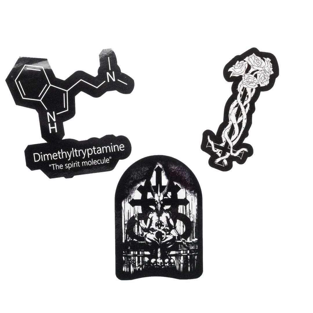 Shop Forbidden Alchemy’s sticker packs—premium, weather-resistant stickers with bold, metalcore-inspired designs to personalize your gear.Decorative Stickersforbidden alchemySticker Pack