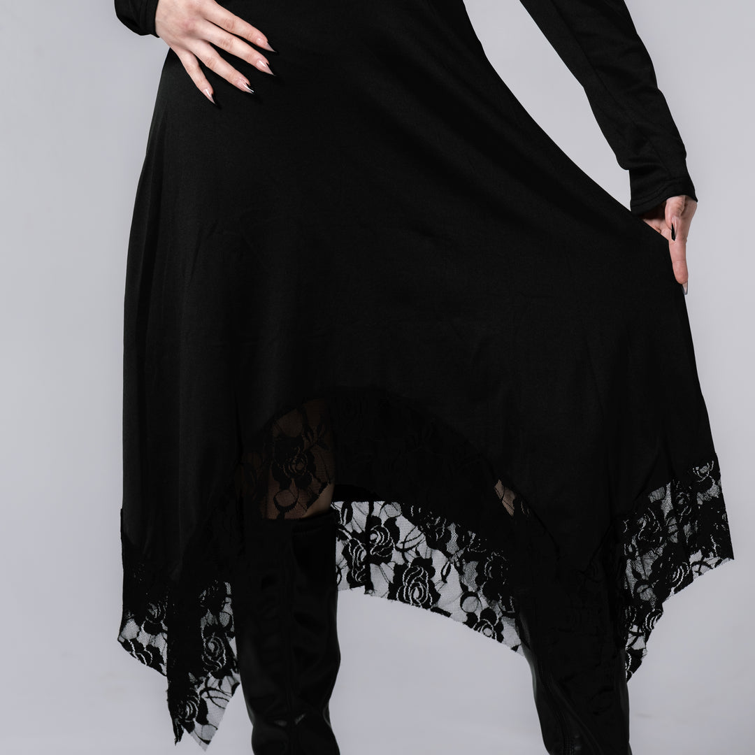 Shop the Gabriela Dress from Forbidden Alchemy’s women's slim fit dresses, featuring premium fabrics and authentic gothic aesthetics. Tagged: DRESSES.Dressesforbidden alchemyDRESSES